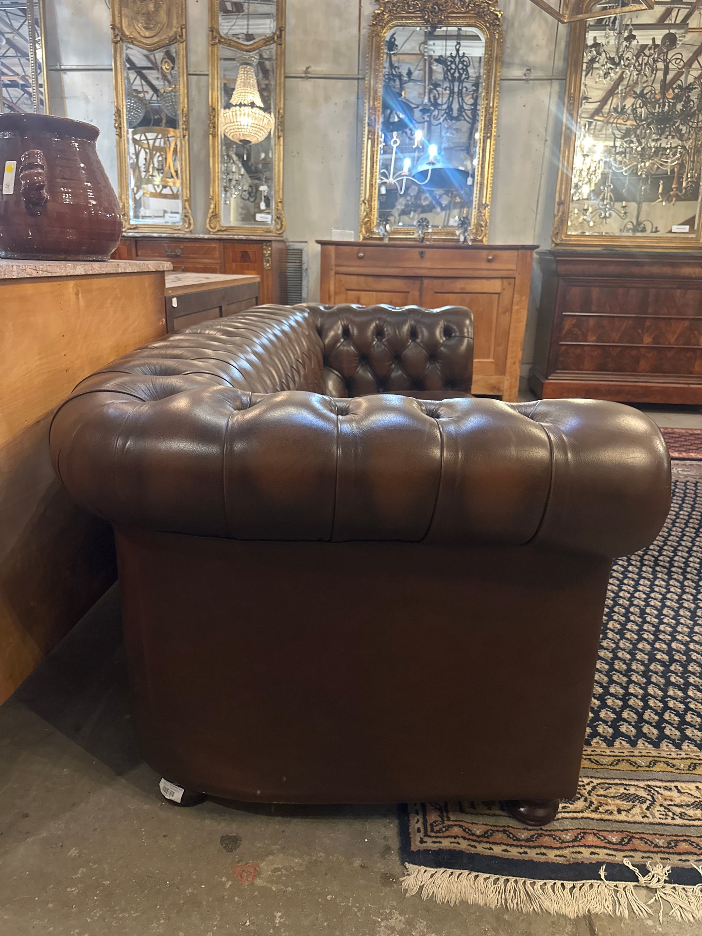 Mid 1900s Chesterfield sofa