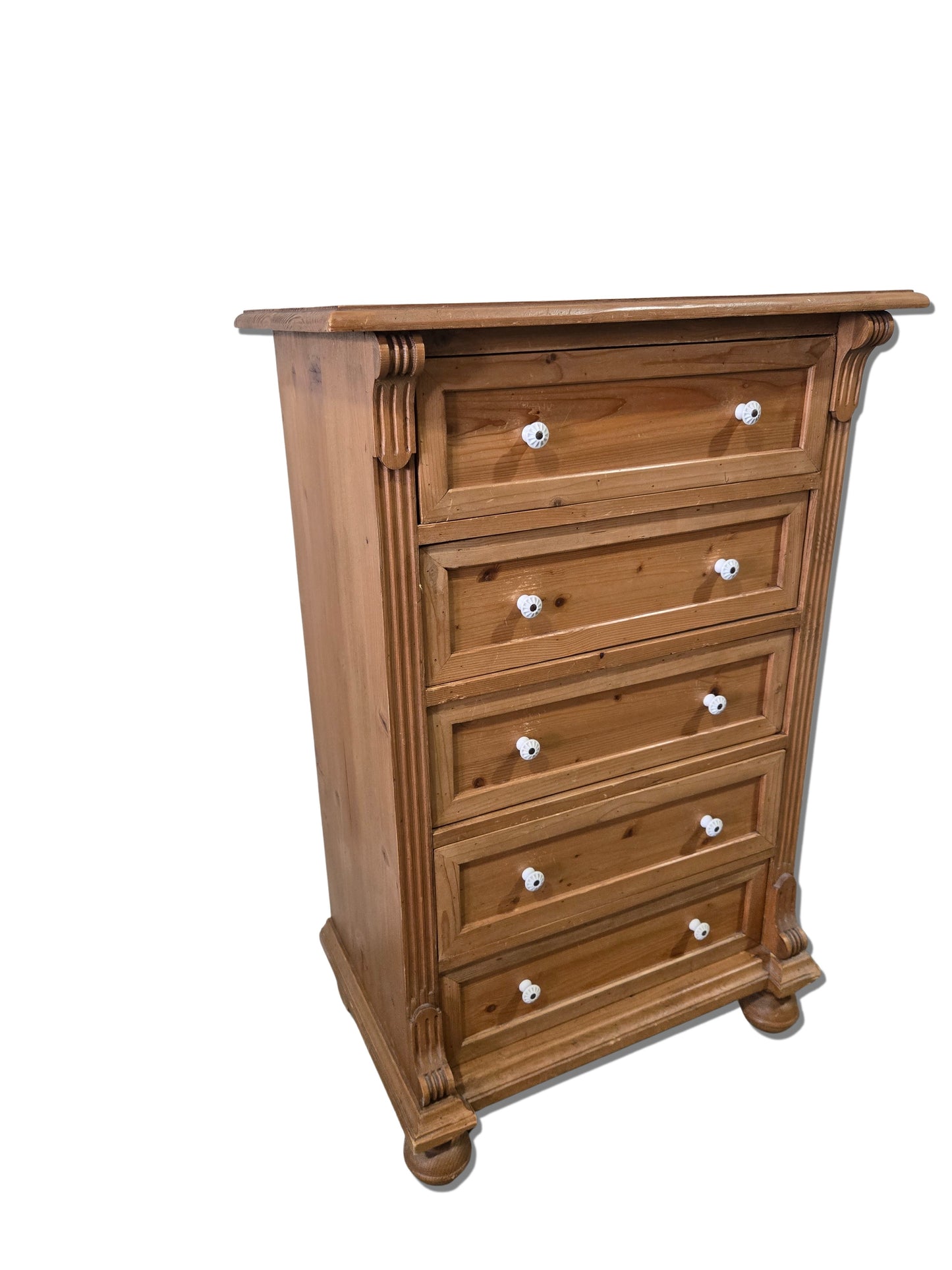 Mid Century French Pine Cabinet