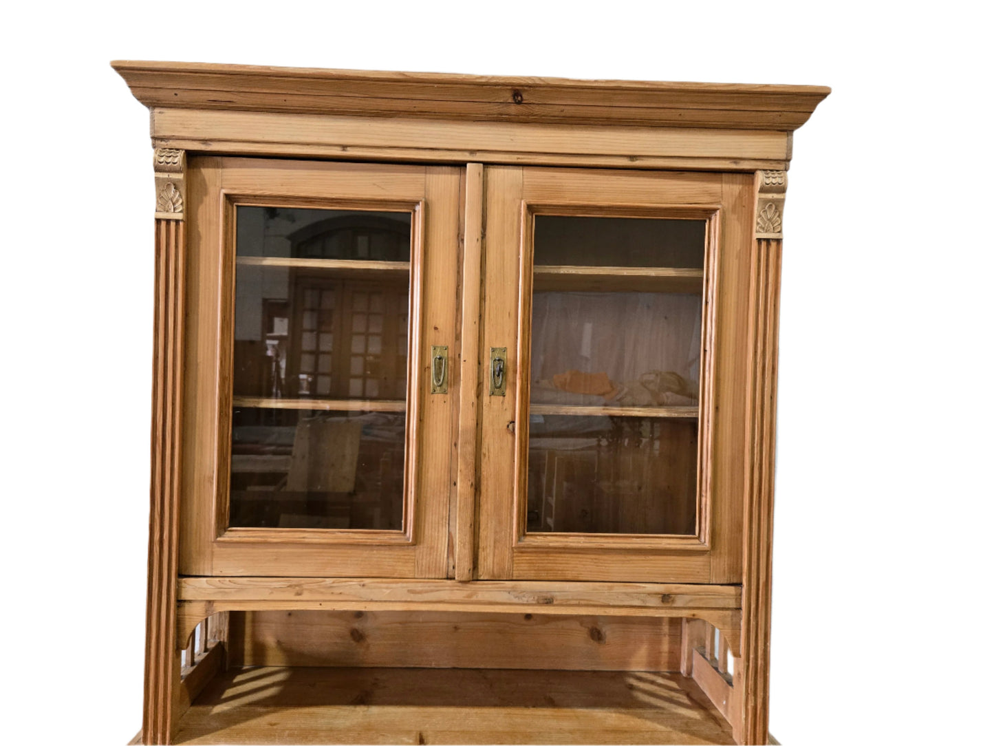 Early Century German Pine Hutch