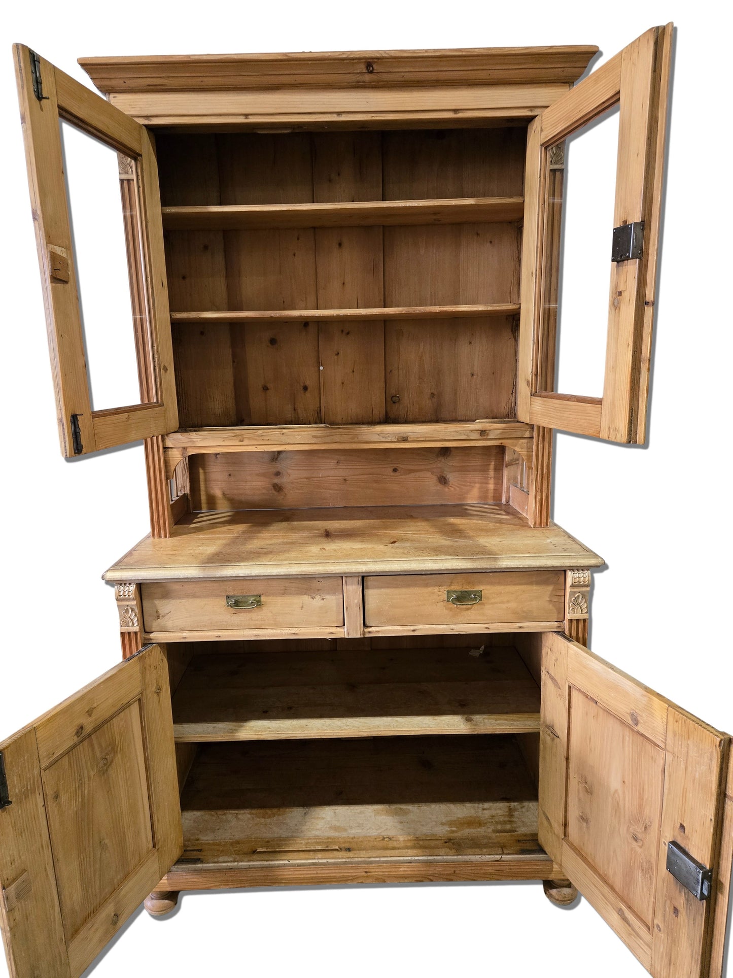 Early Century German Pine Hutch