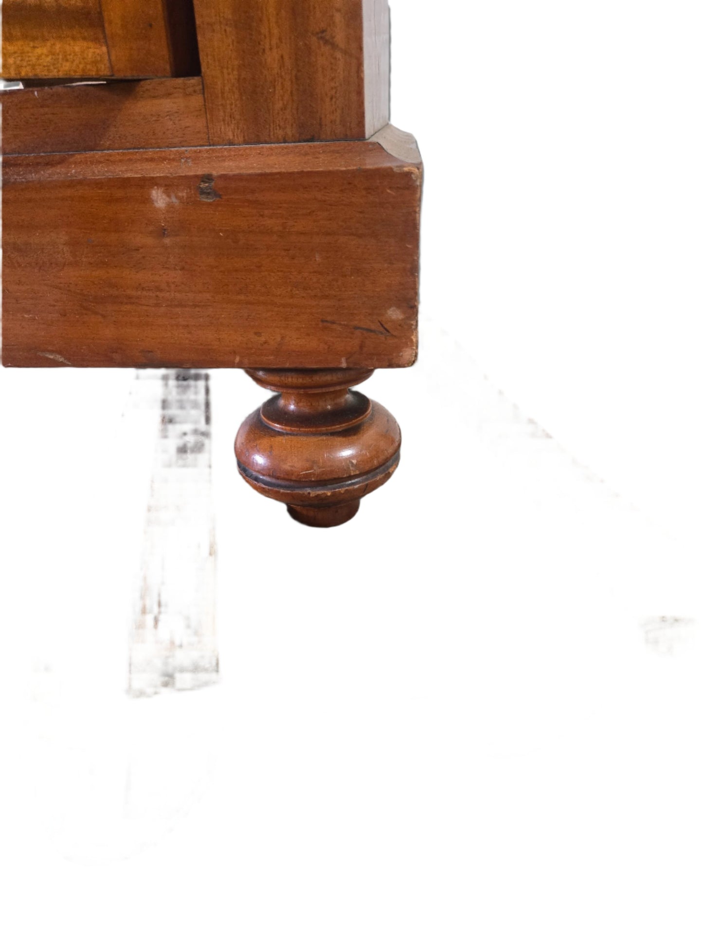 Late 1800s French Mahogany Bookcase
