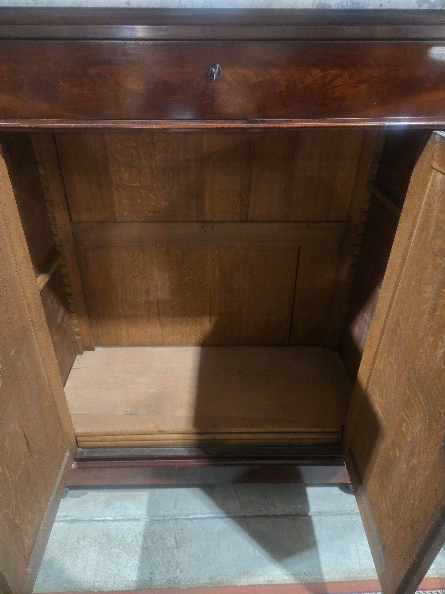 Louis Philippe 2Door Cabinet with Marble