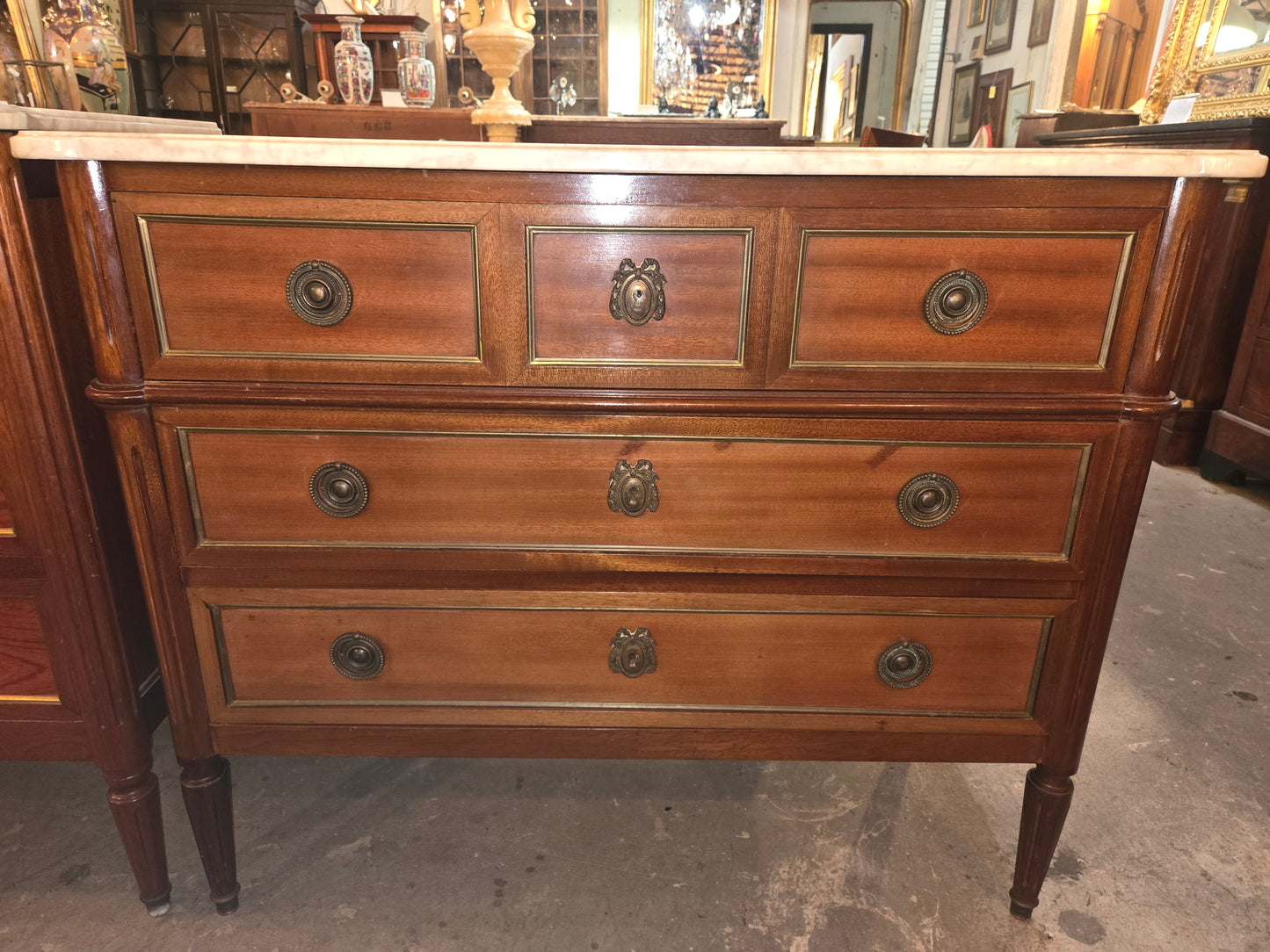 Louis XVI Mahogany Commode