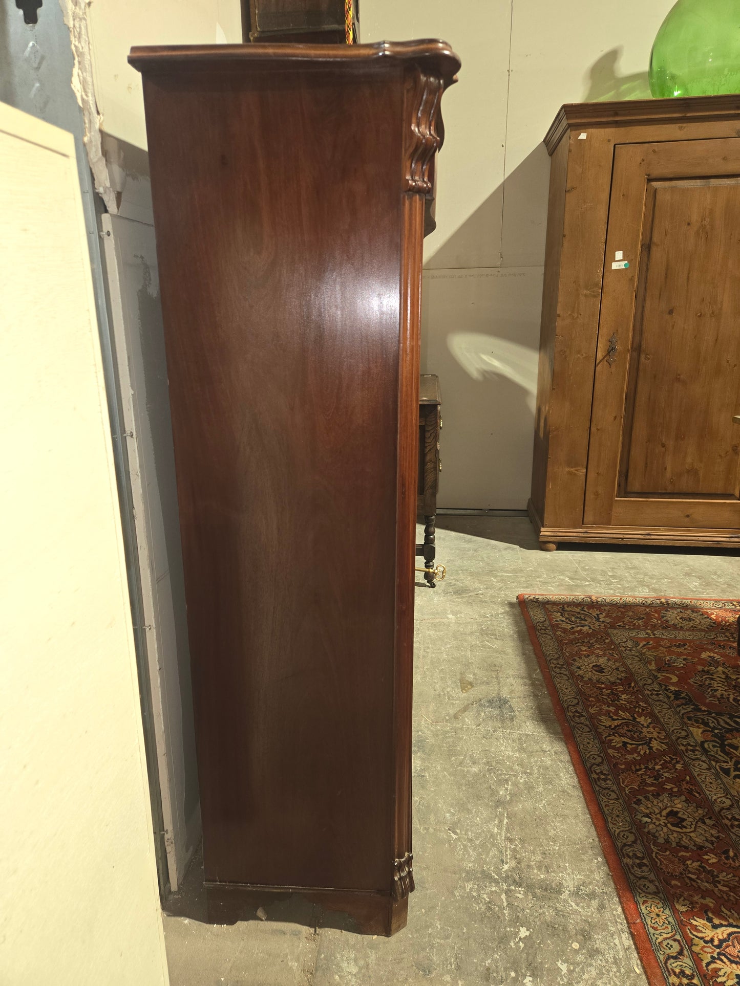 1880s French Mahogany Cabinet