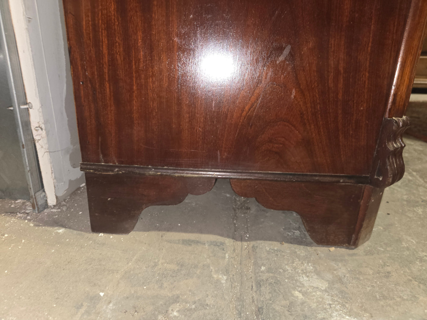 1880s French Mahogany Cabinet