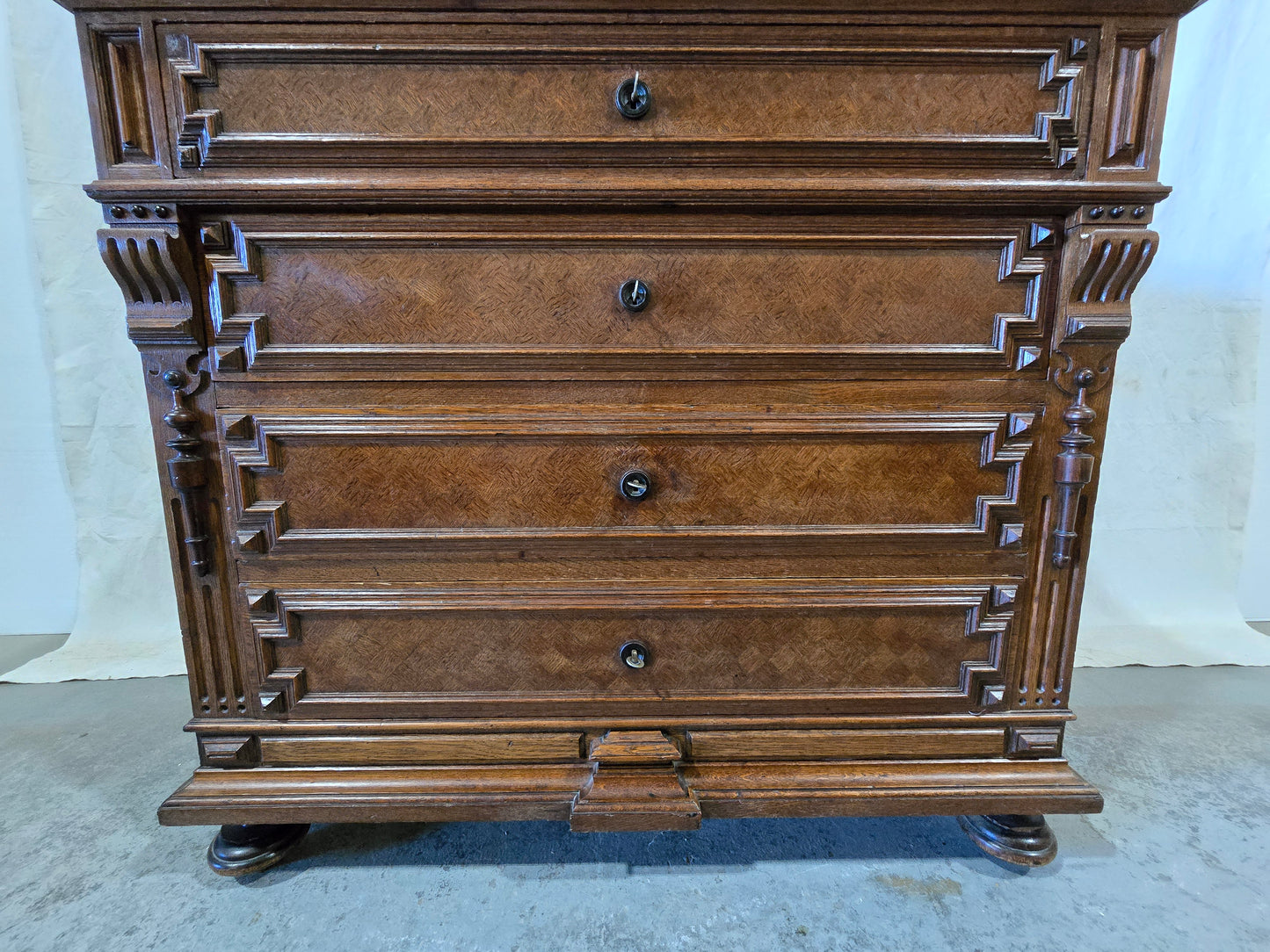 Late 1800s French revival commode
