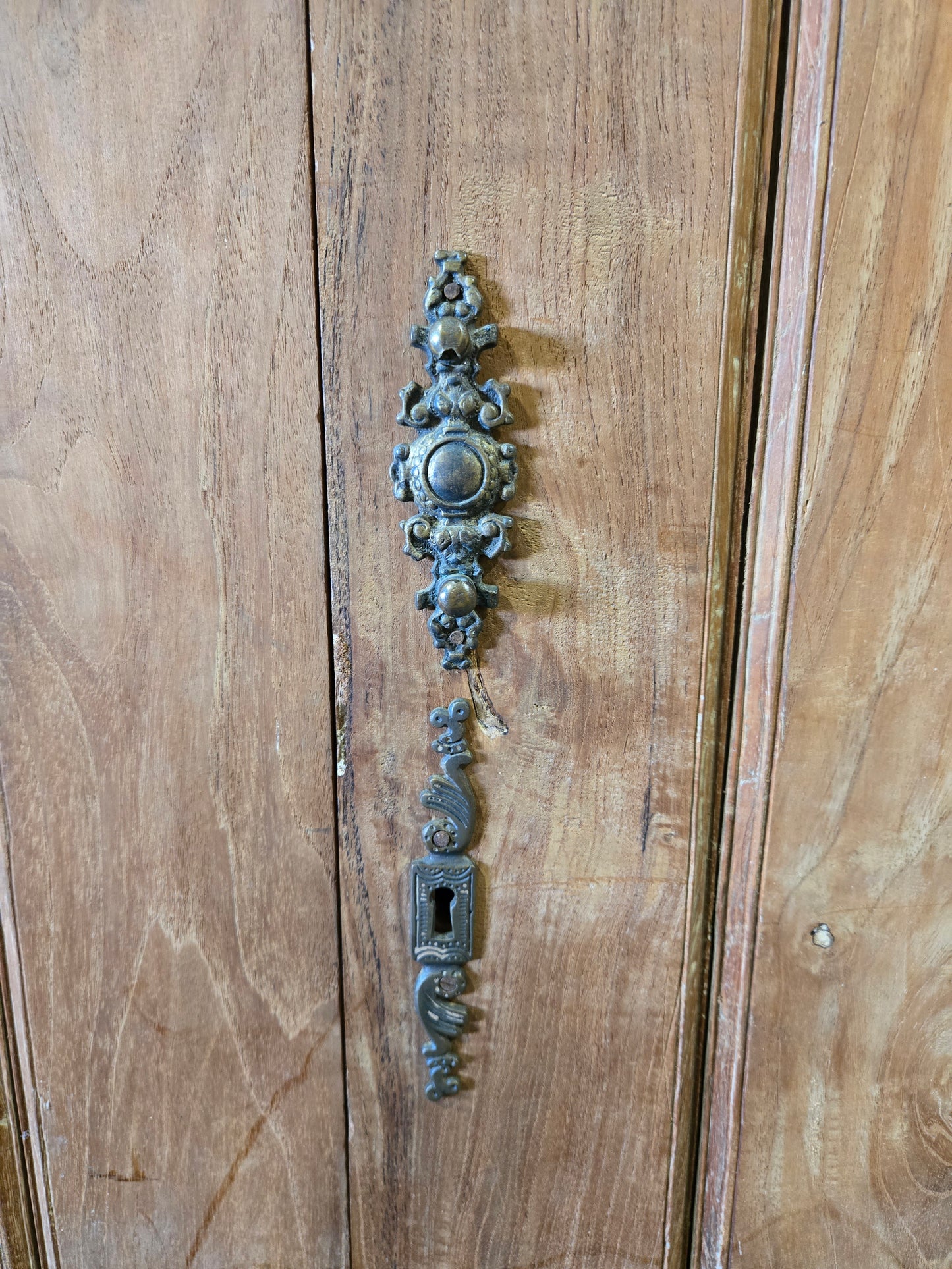 Early century teak armoire XXL