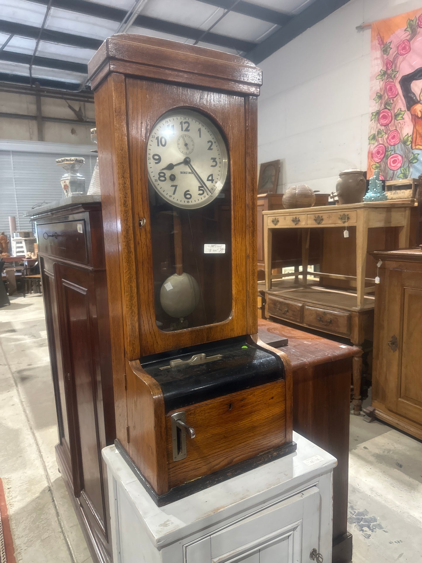 German manual time clock
