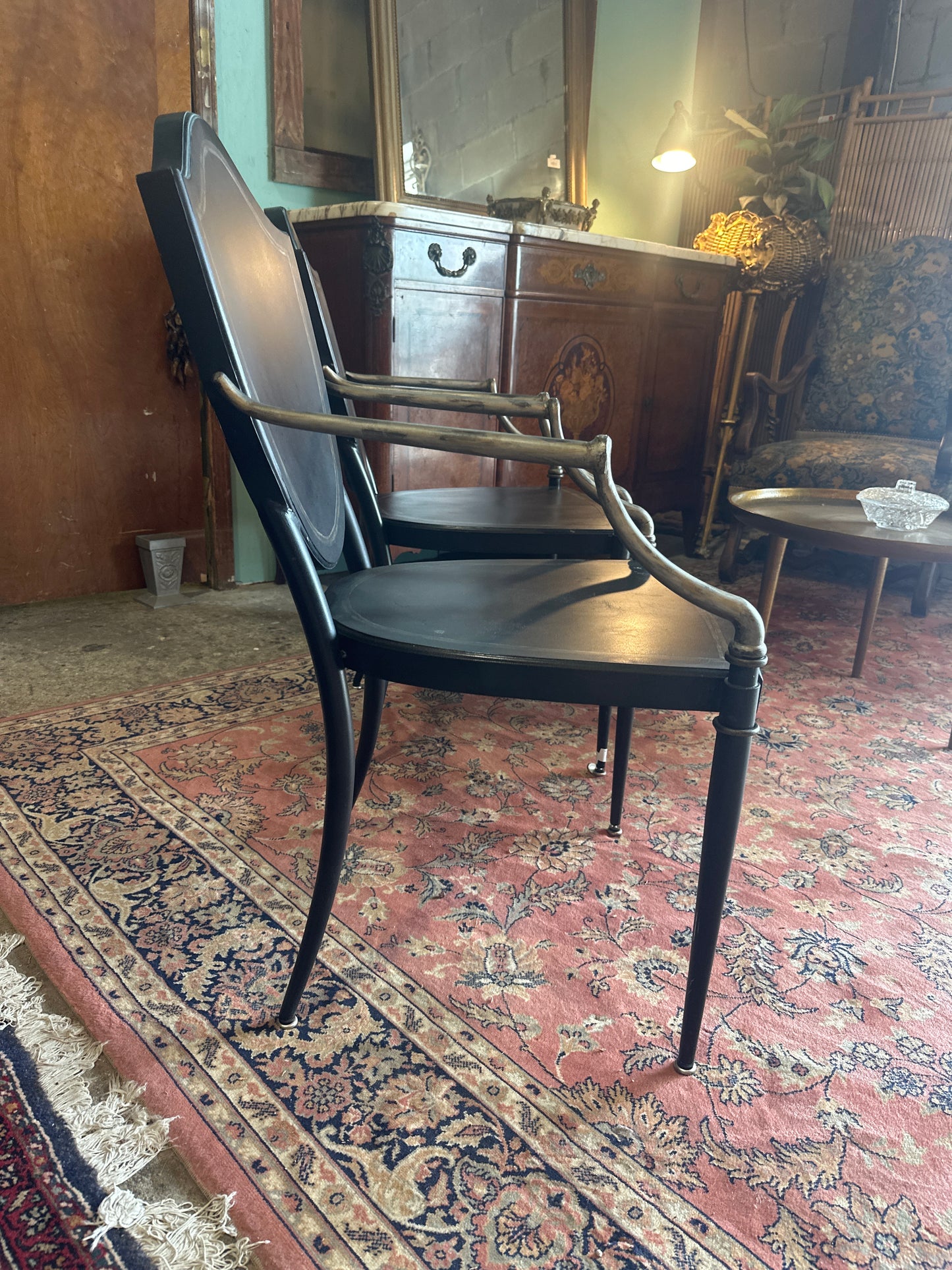 Pair of 1940s Art deco chairs