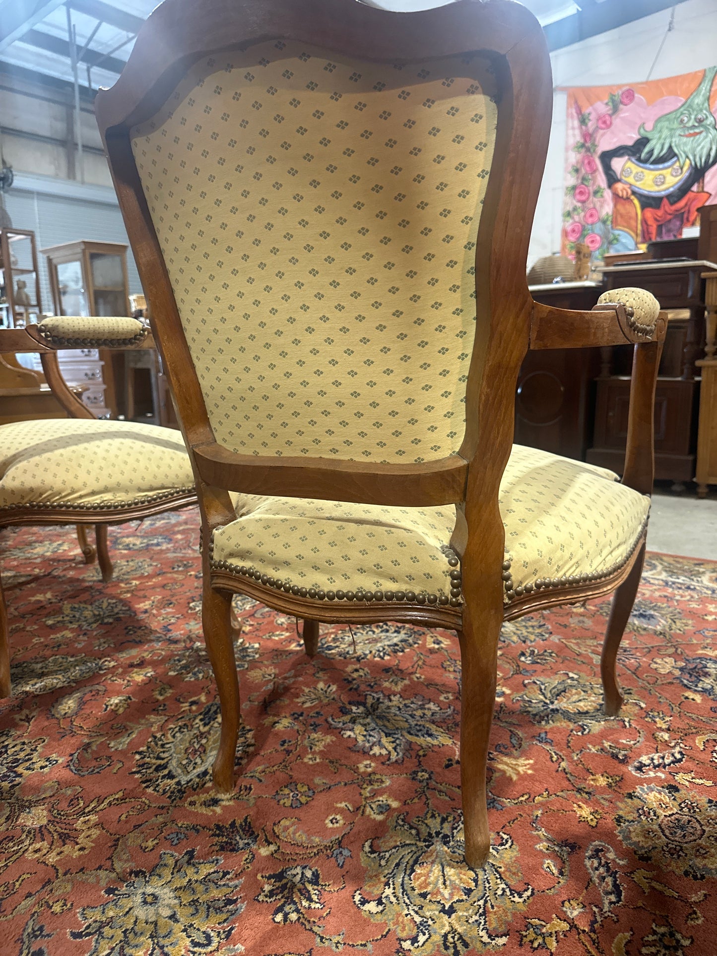 Louis XV Oak arm chair