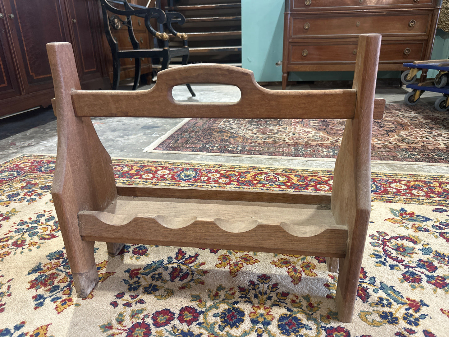 Antique wine rack