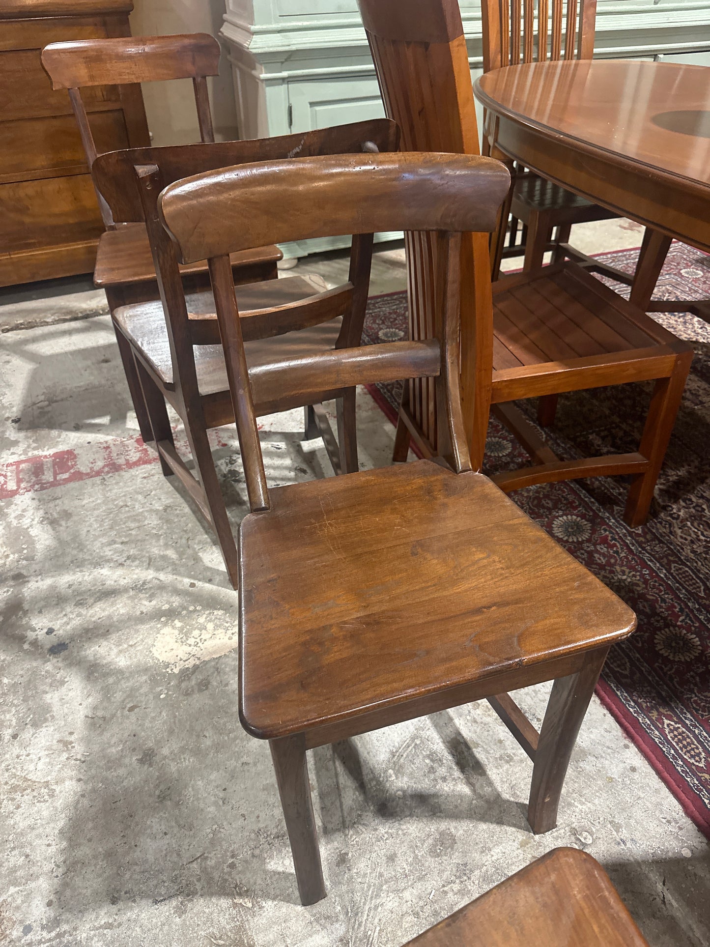 Set of 6 Teak Dining Chairs from Holland