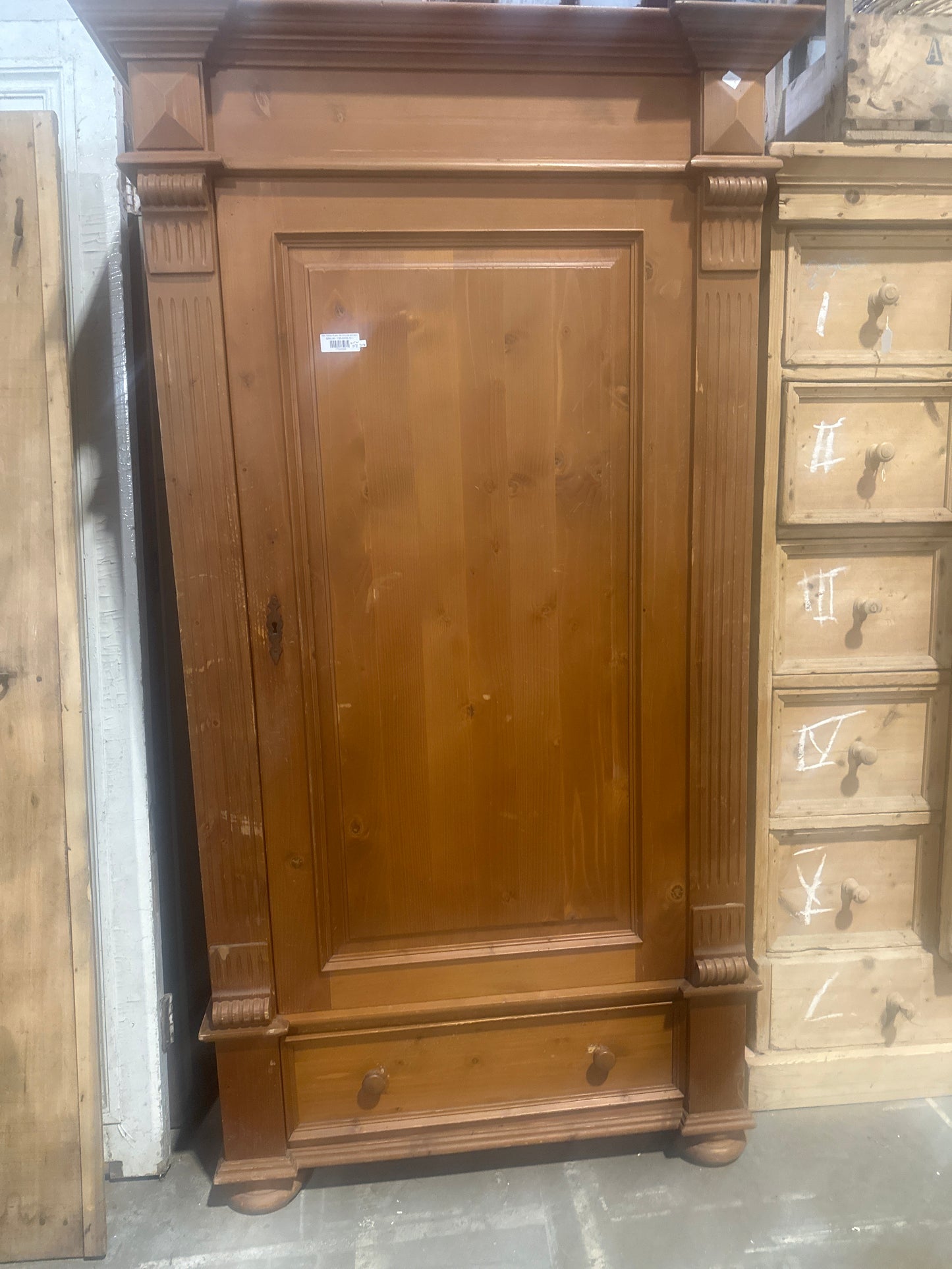 Mid 1900s Rustic farmhouse armoire
