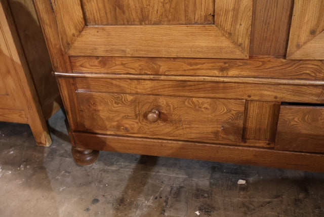 Louis Philippe Oak 2Door Armoire