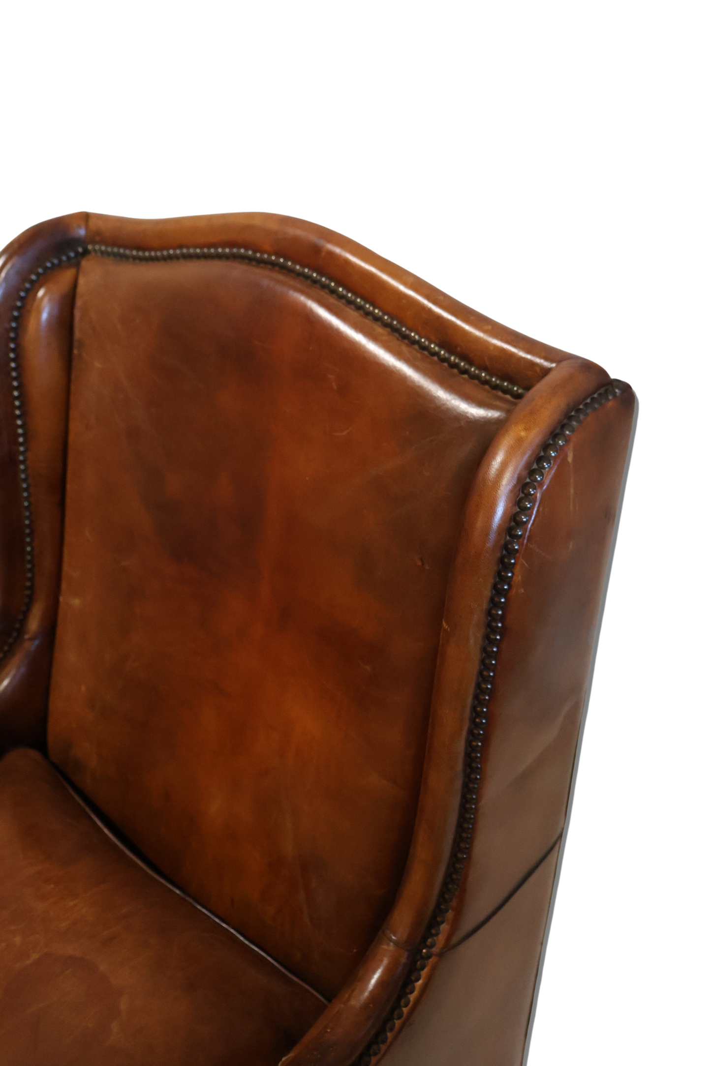 Mid Century Dutch Leather Armchair