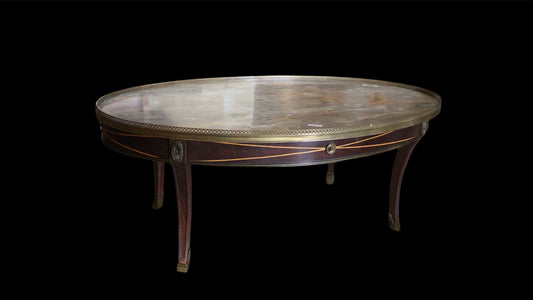 Italian Coffee Table with Marble
