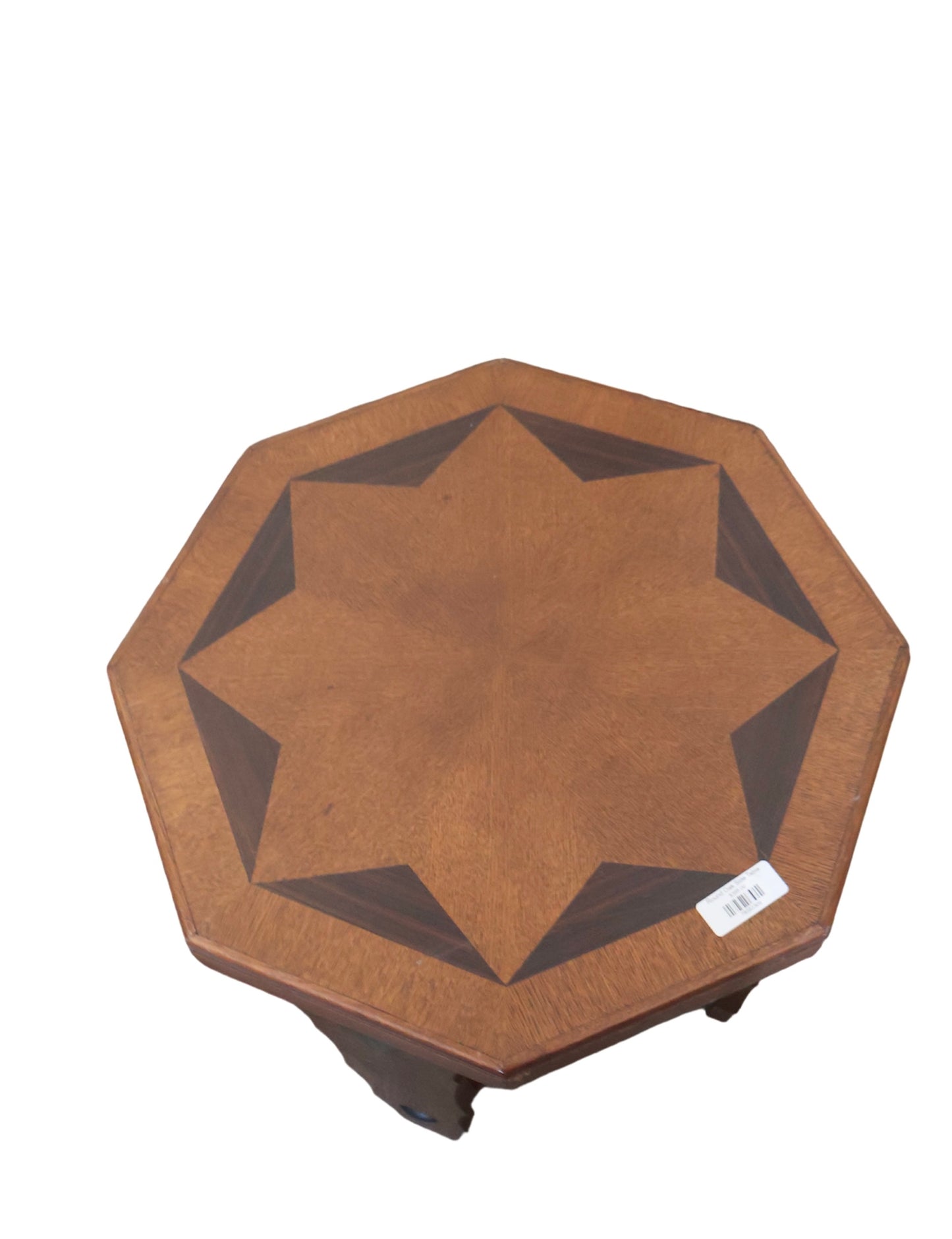 Round Oak Side Table