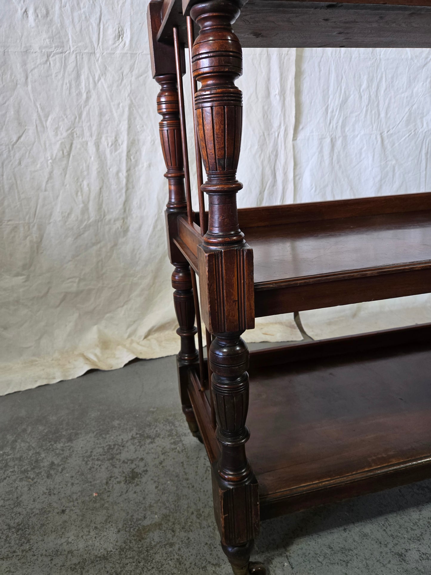 Late 1800s Mahogany console table