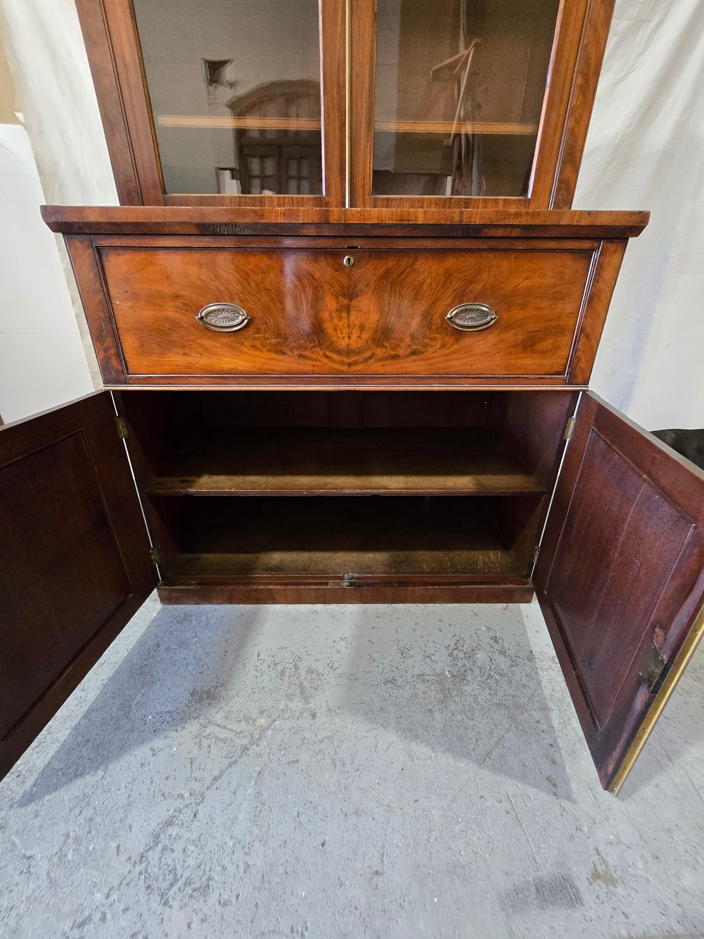 Mid 1800s English Buro bookcase