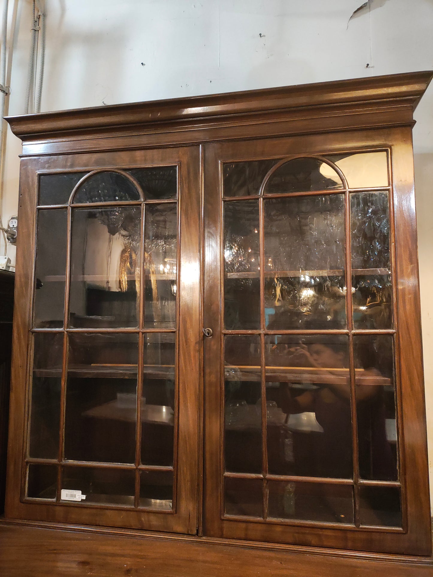 1880s English Bureau Bookcase