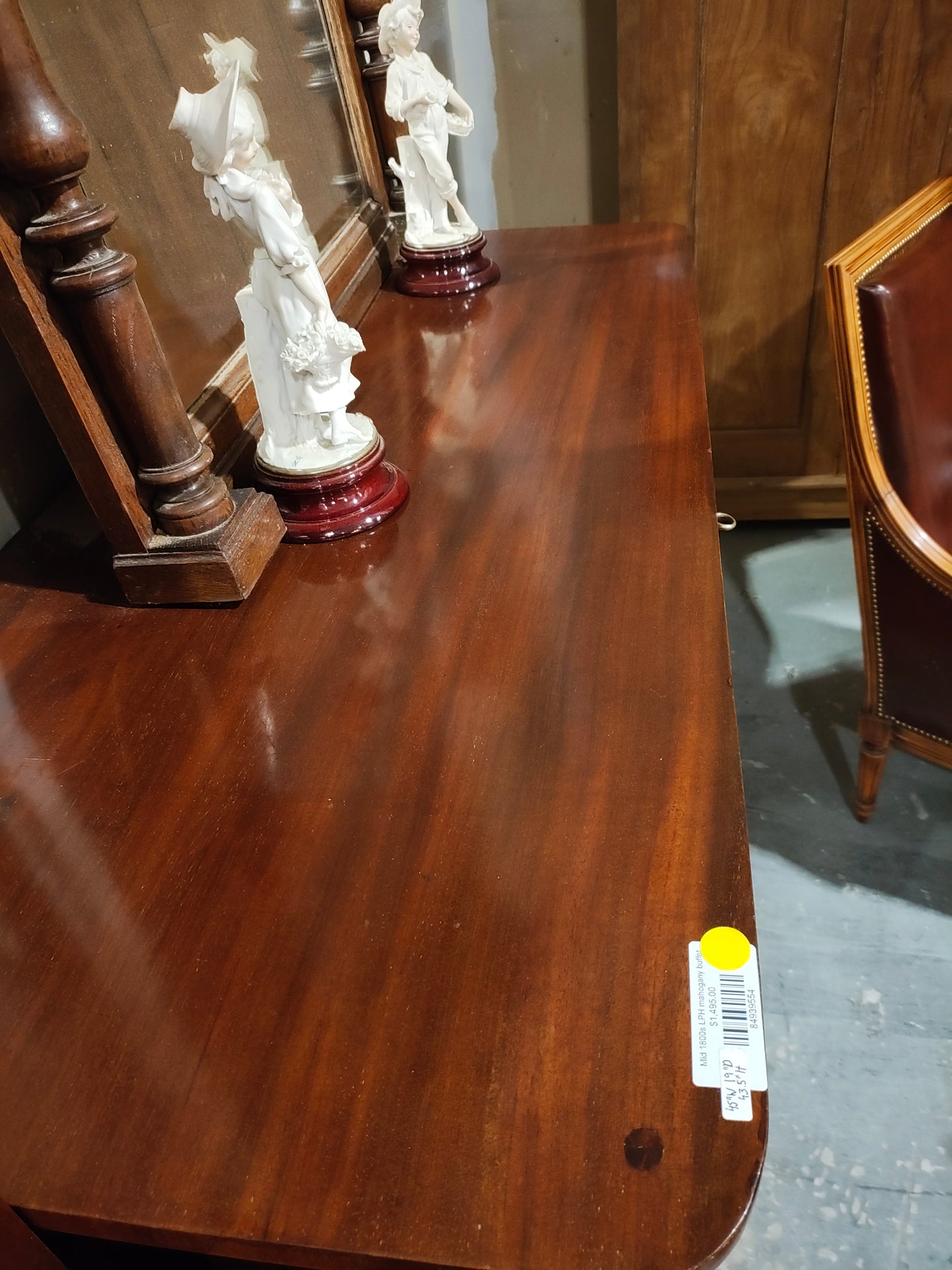 Mid 1800s LPH mahogany buffet