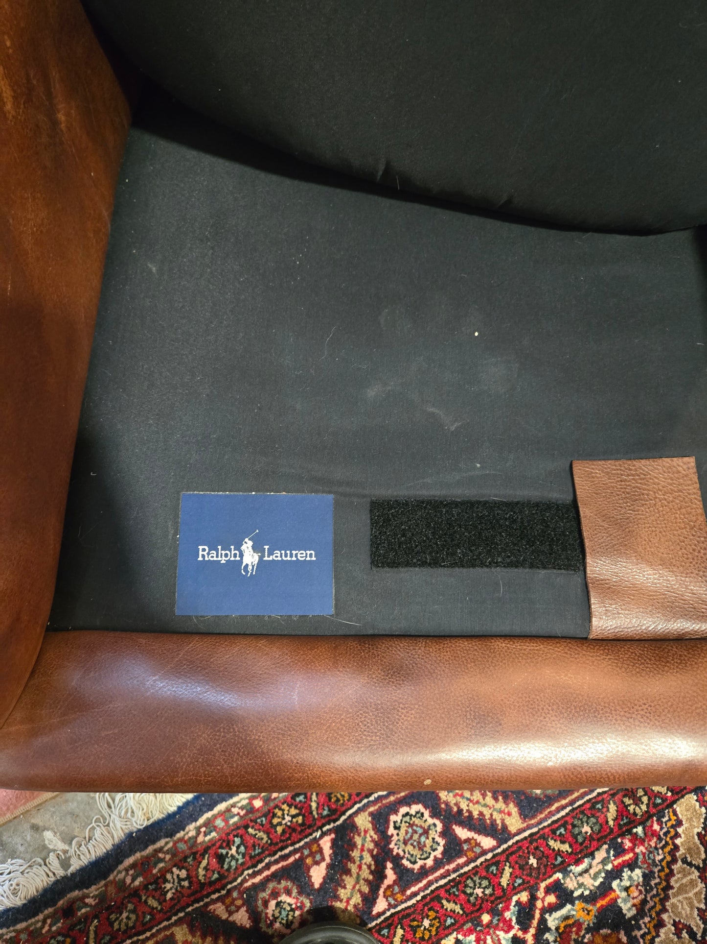Early 2000s Ralph Lauren leather club chair