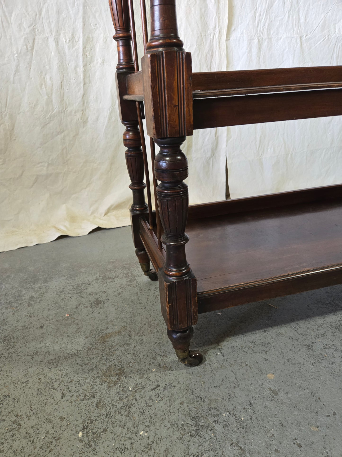 Late 1800s Mahogany console table