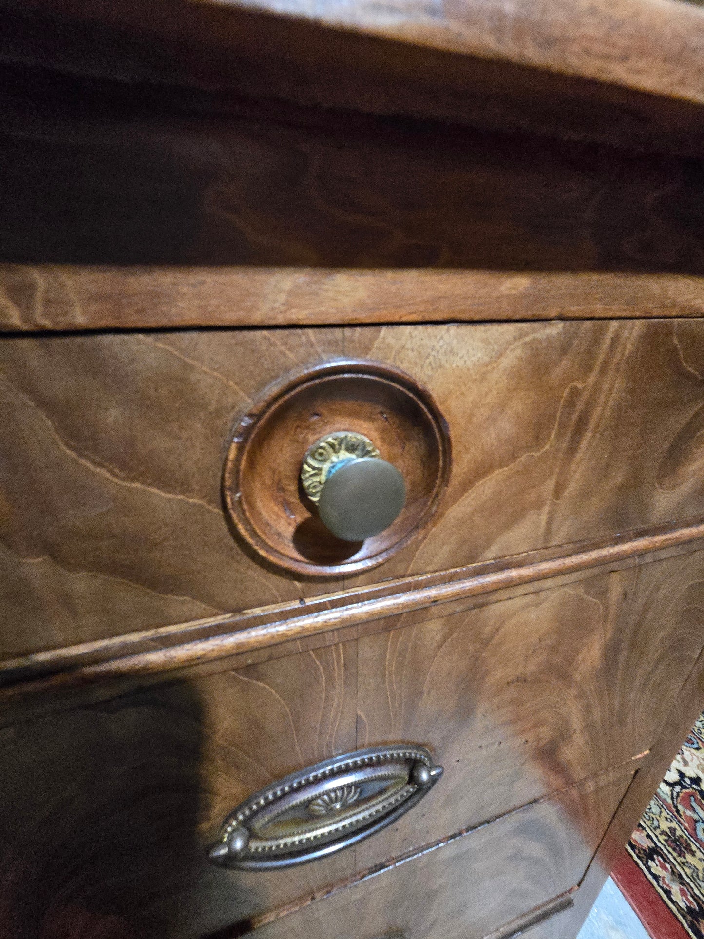 1860s Second Empire French Mahogany Commode