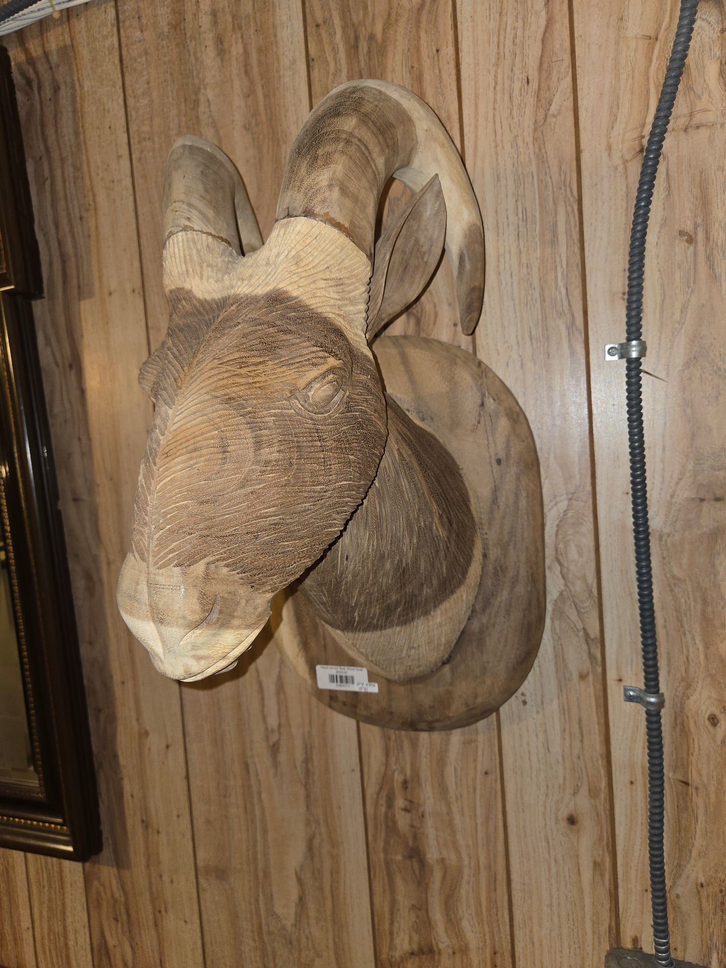 Hand carved Teak Wood Goat