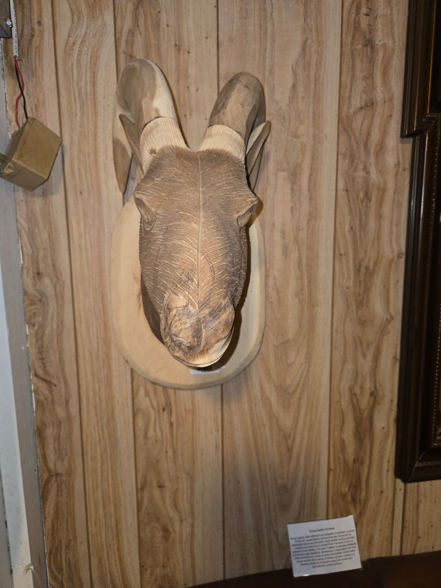 Hand carved Teak Wood Goat