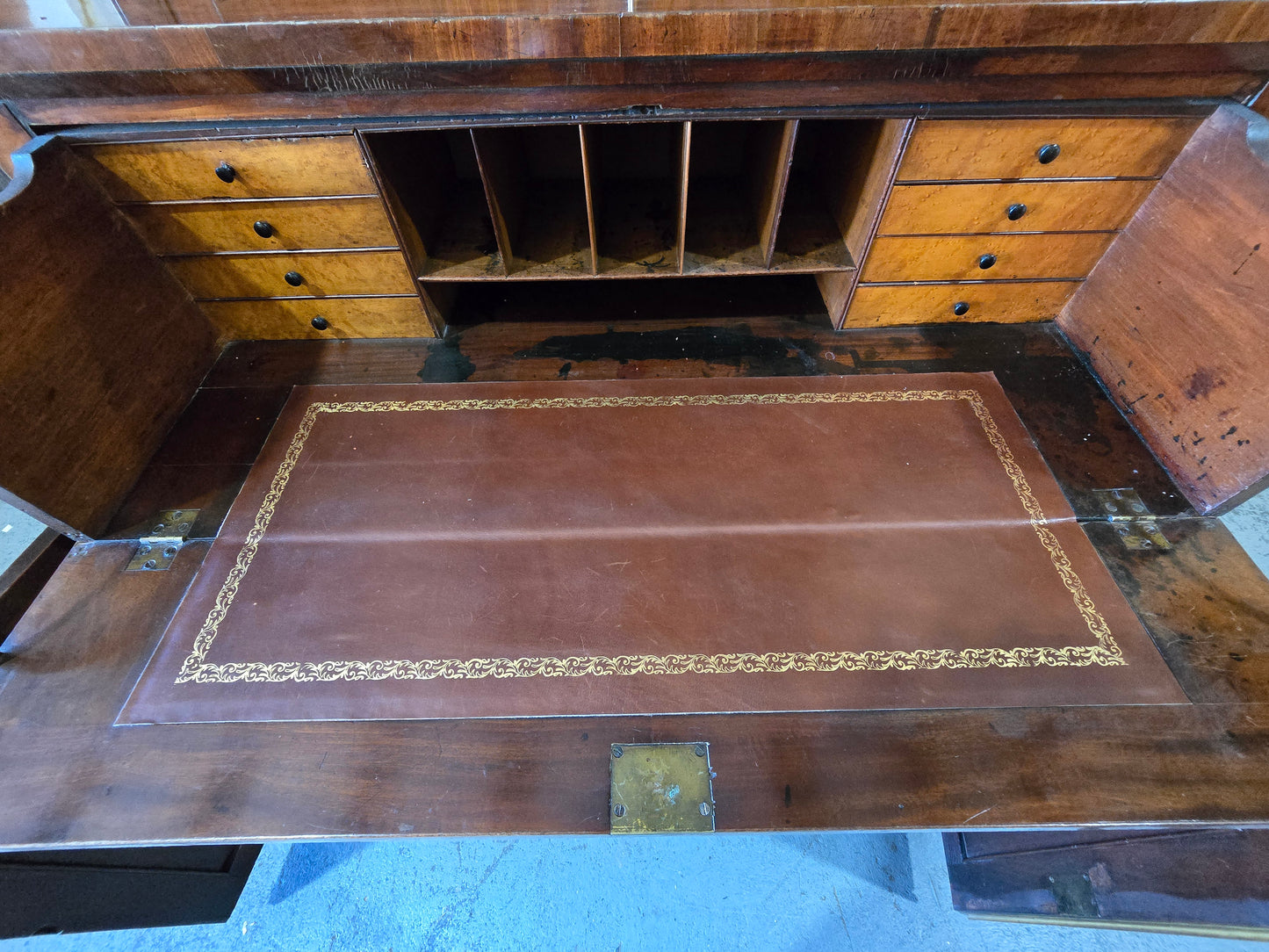 Mid 1800s English Buro bookcase