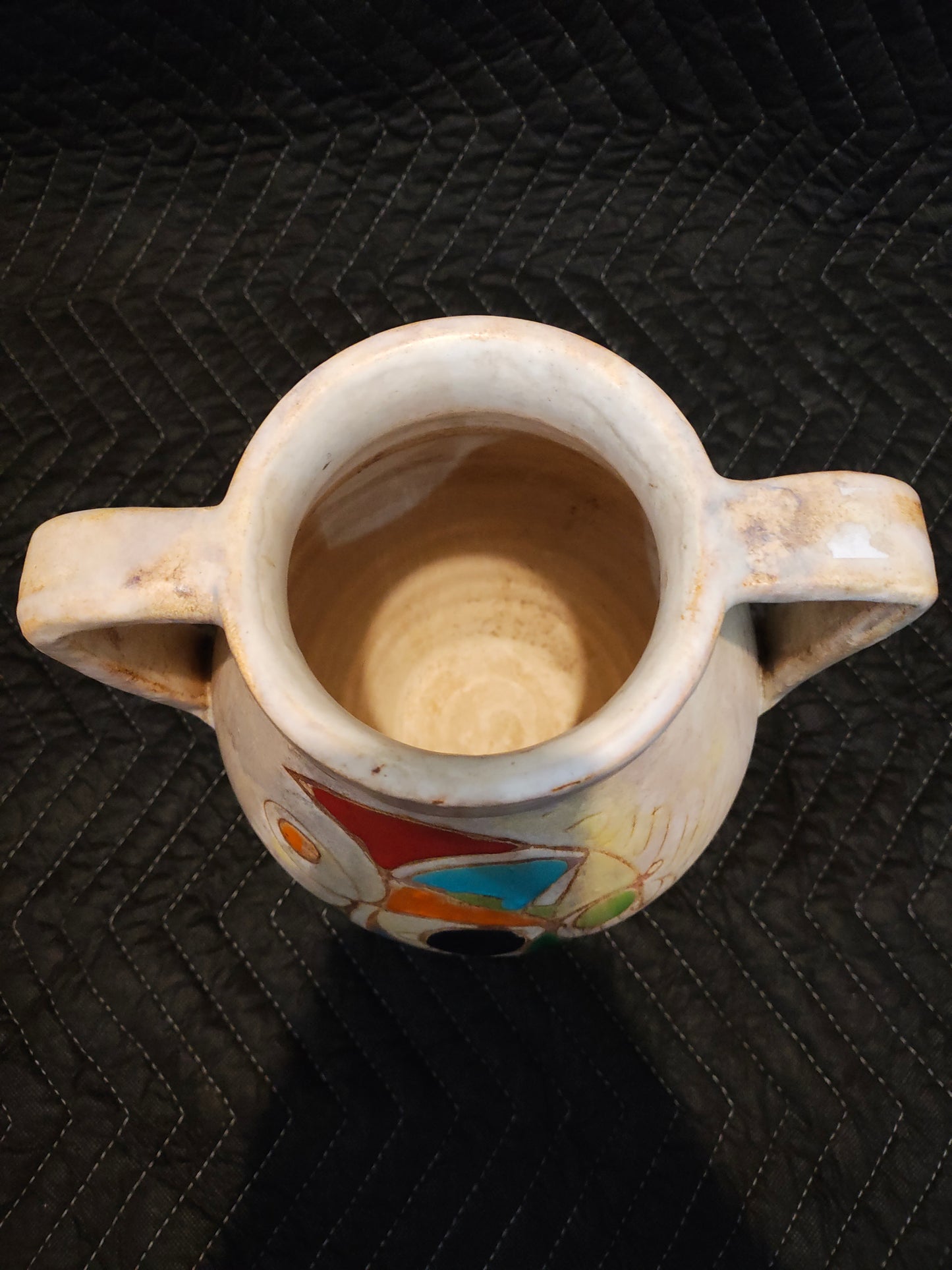 Early 20th Century French Vallauris Art Deco Amphora Vase