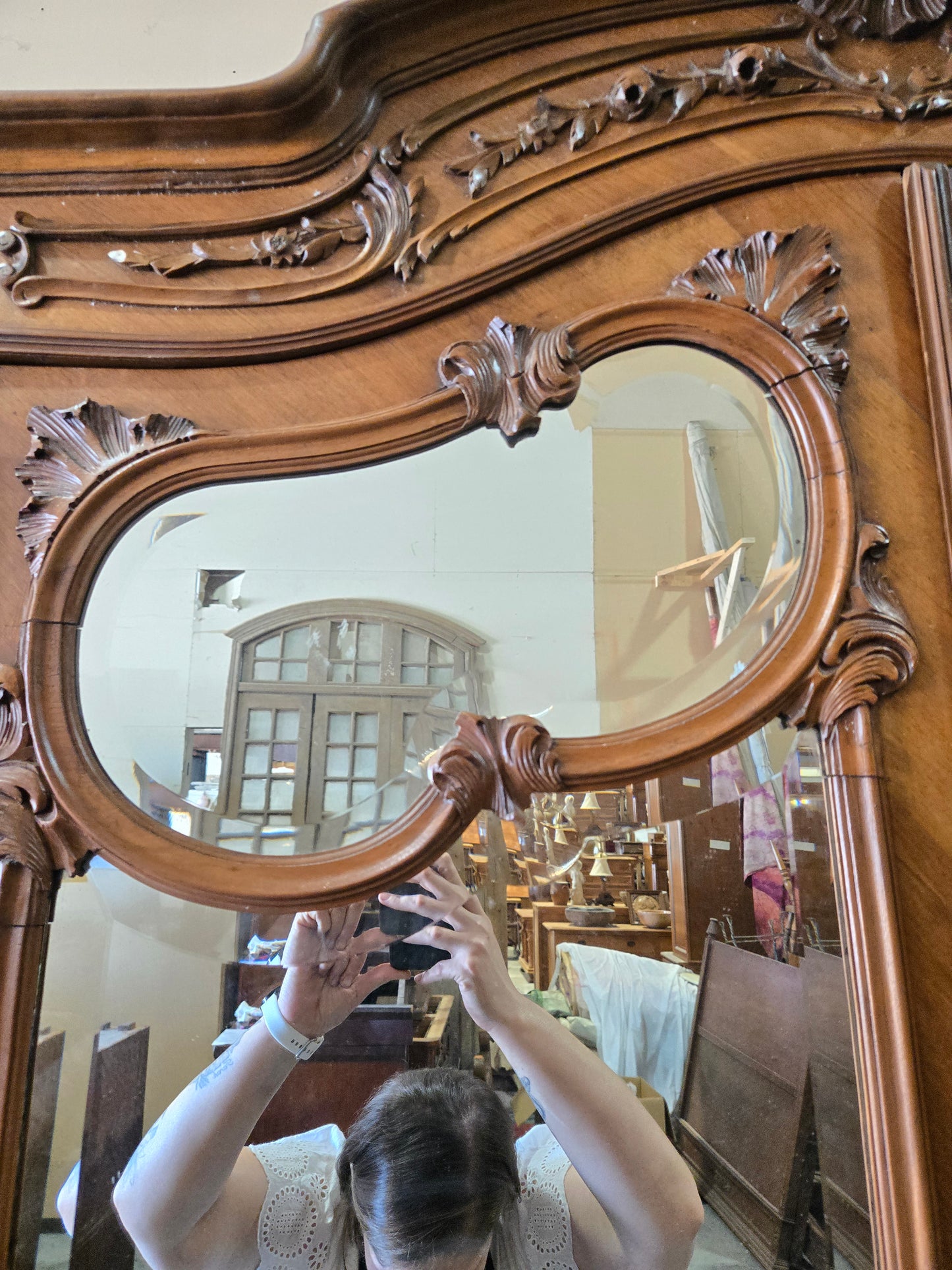 Late 1800s LXV 2 door armoire