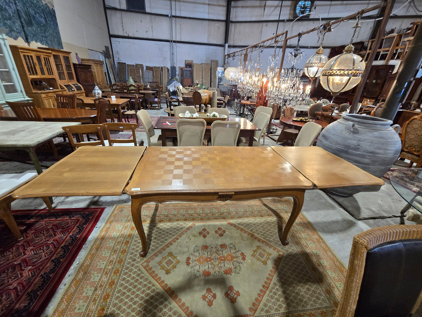 Early Century L15 Draw Leaf Table