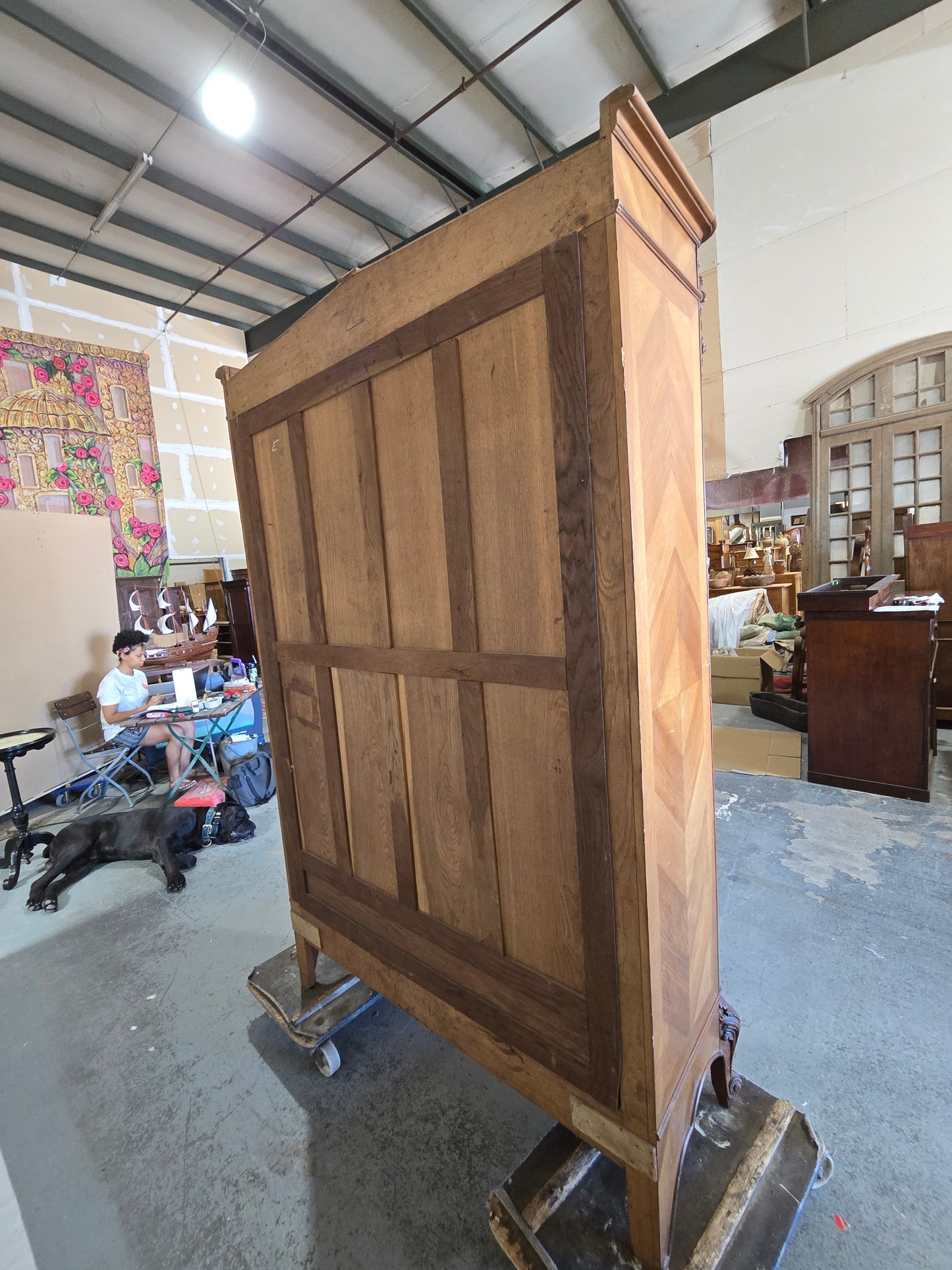 Late 1800s LXV 2 door armoire