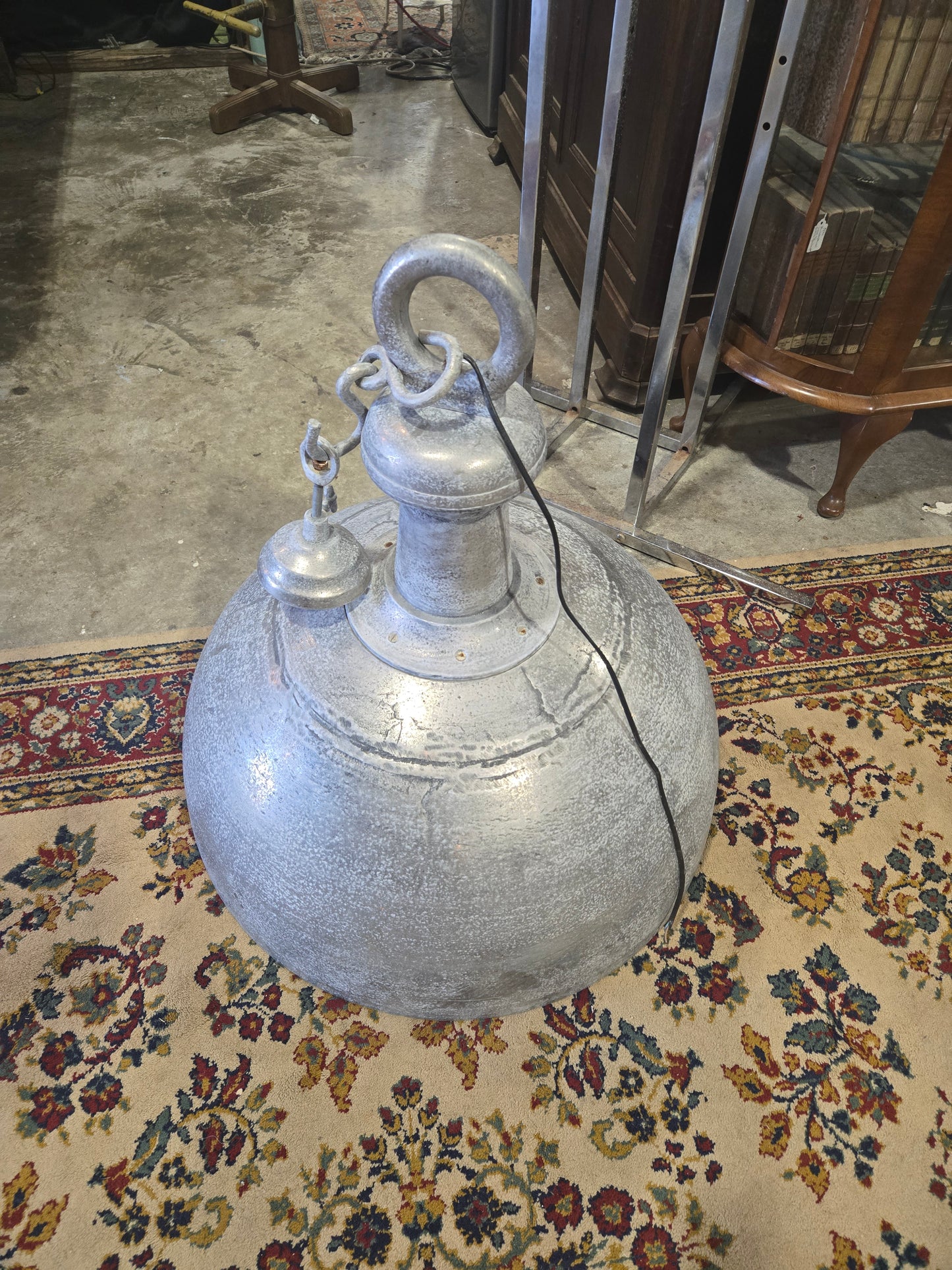 Vintage industrial metal lamp