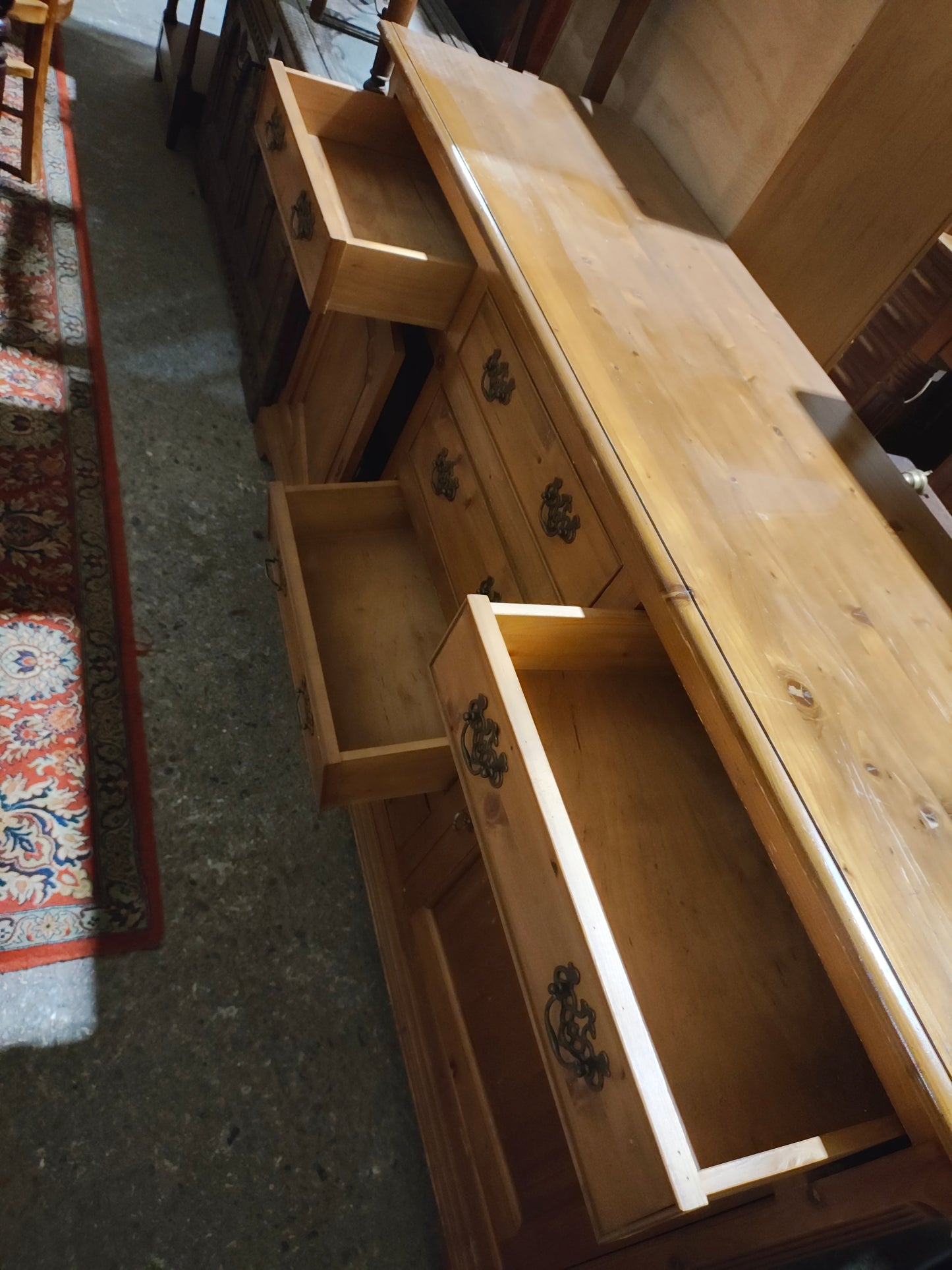 Early 2000s Country French pine sideboard