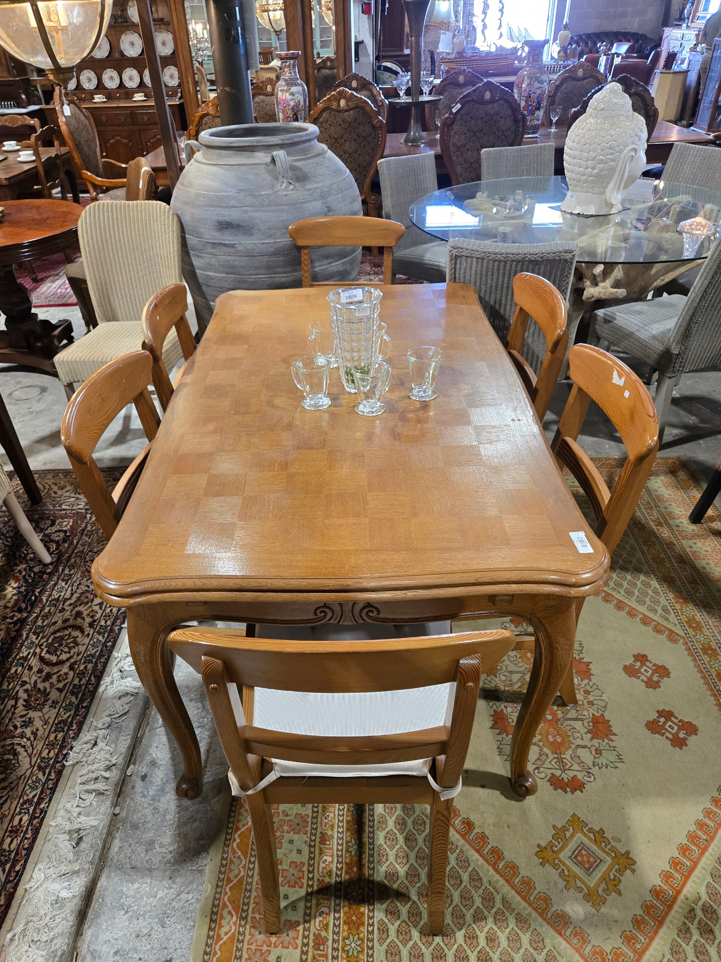 Early Century L15 Draw Leaf Table