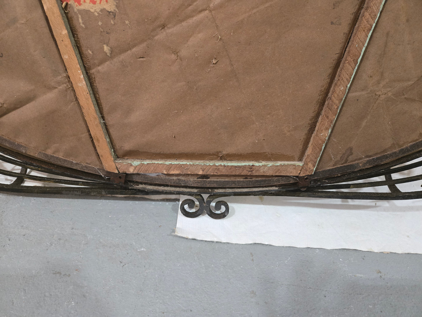 Early Century Art Nouveau Mirror with Lights