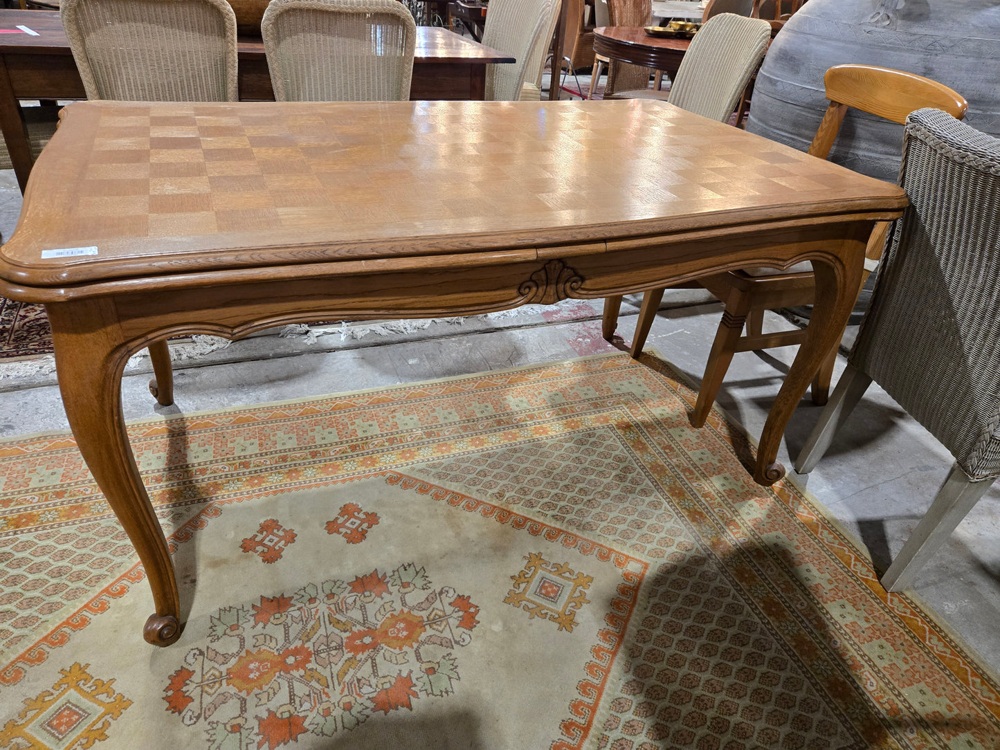 Early Century L15 Draw Leaf Table