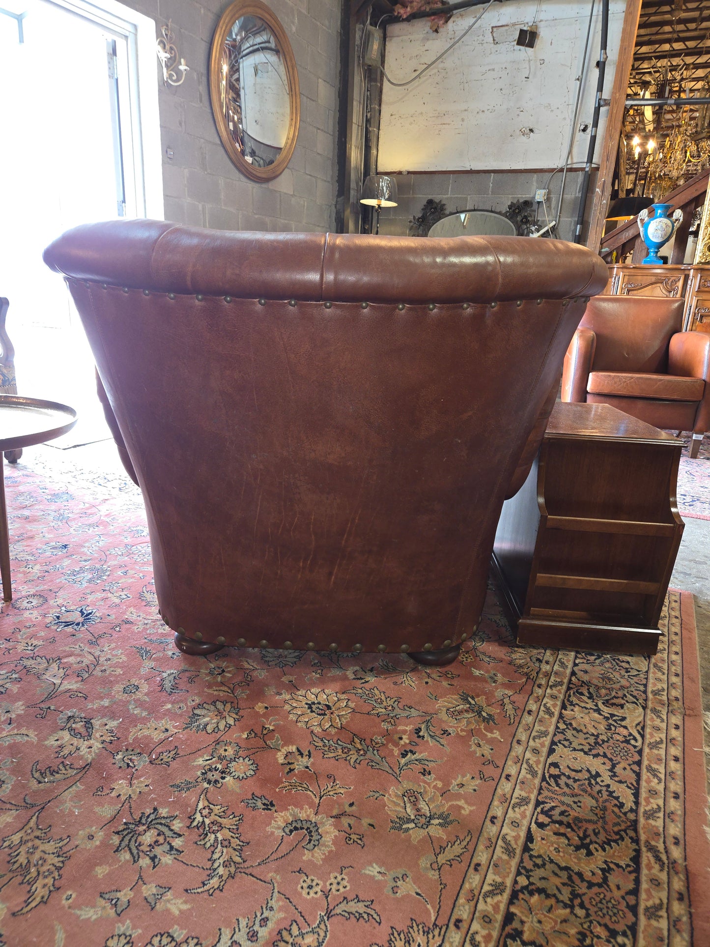 Early 2000s Ralph Lauren leather club chair