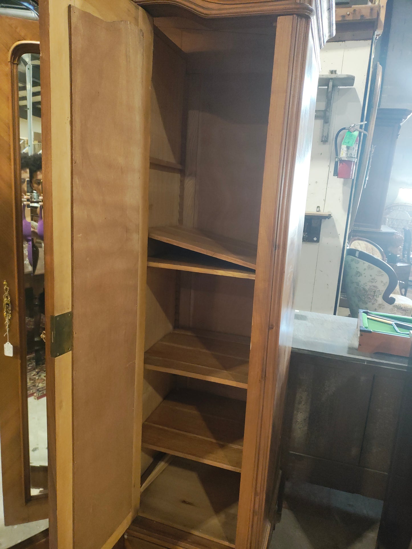Late 1800s LXV 3 door armoire