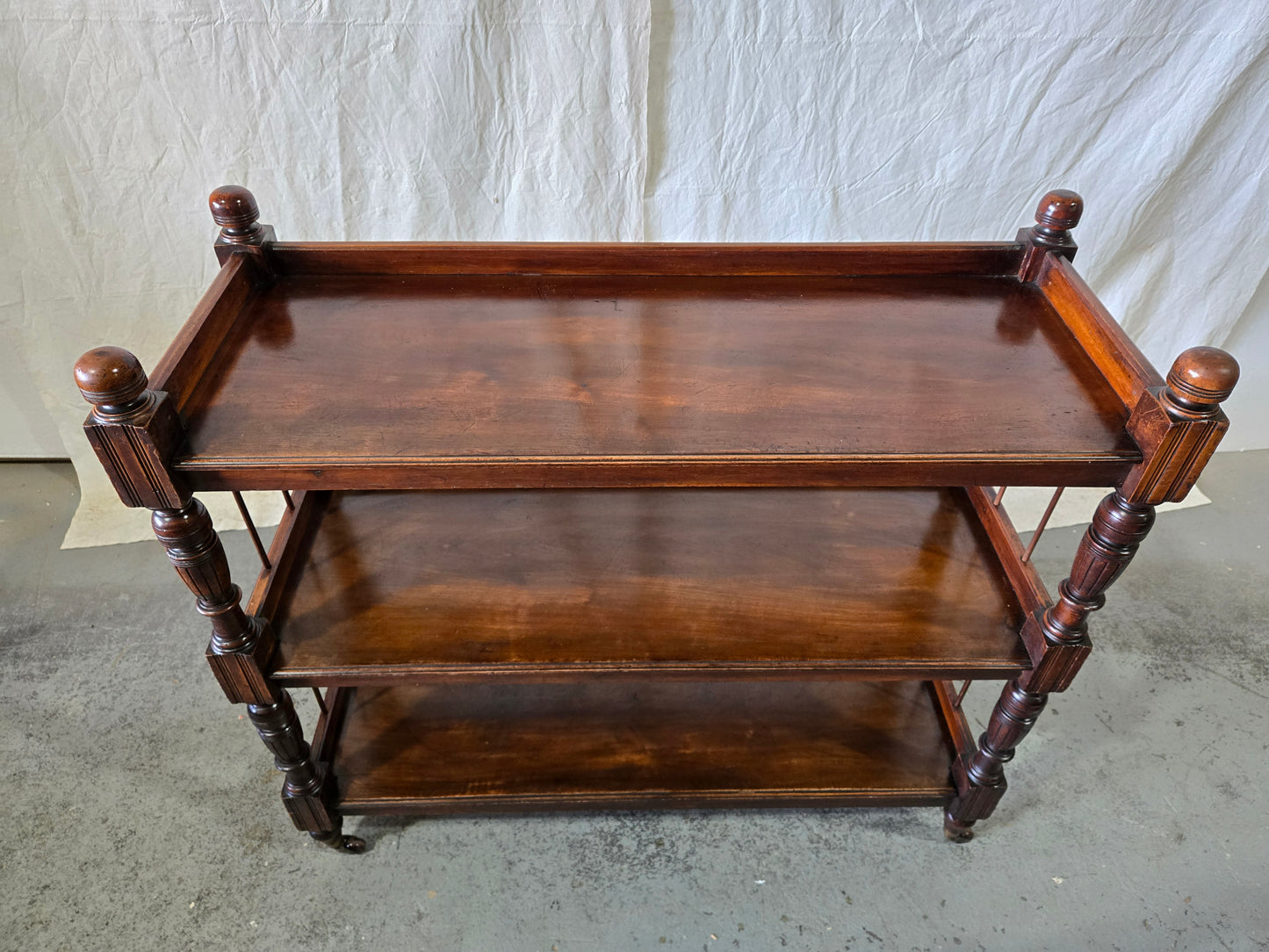 Late 1800s Mahogany console table
