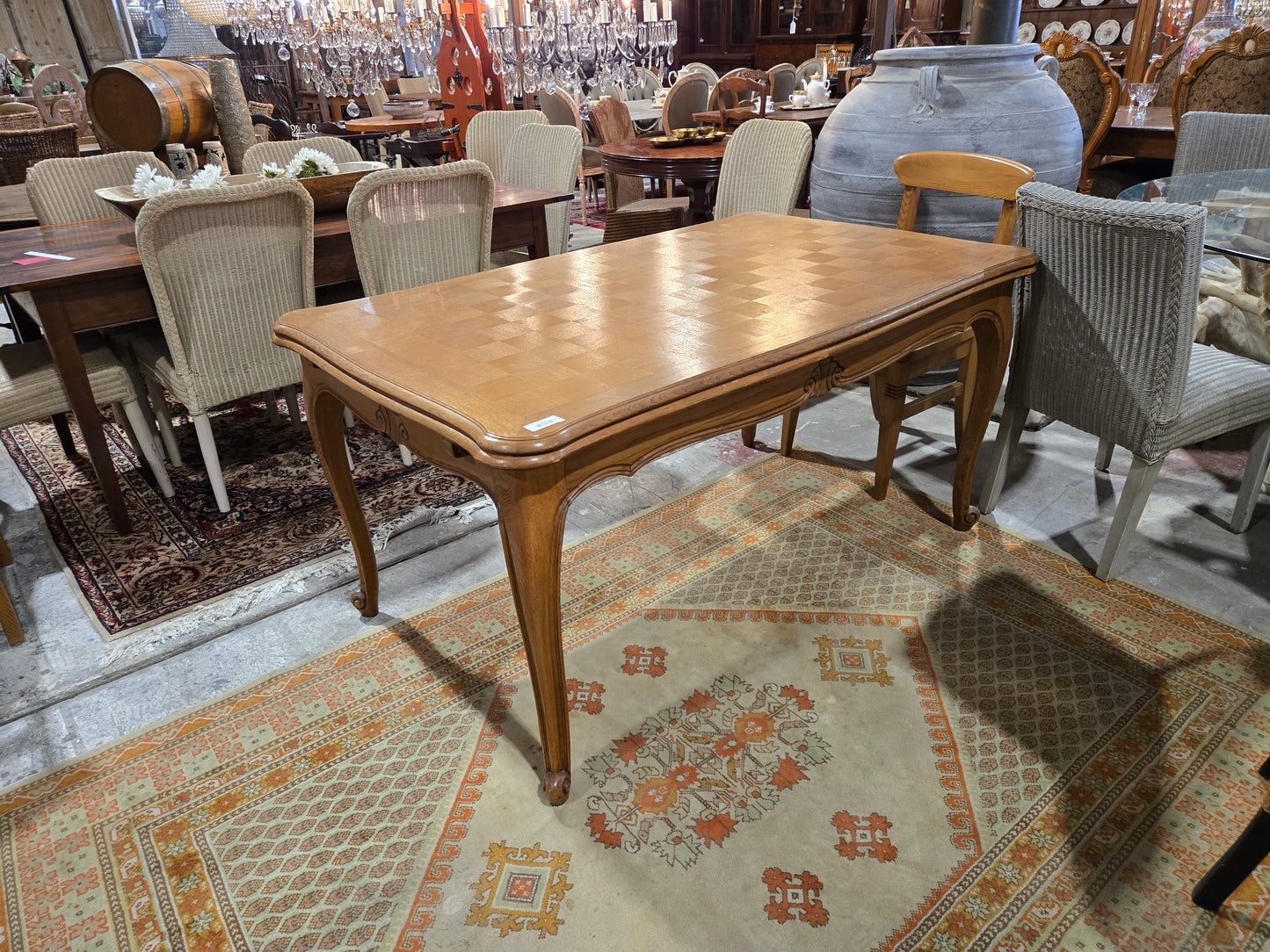 Early Century L15 Draw Leaf Table