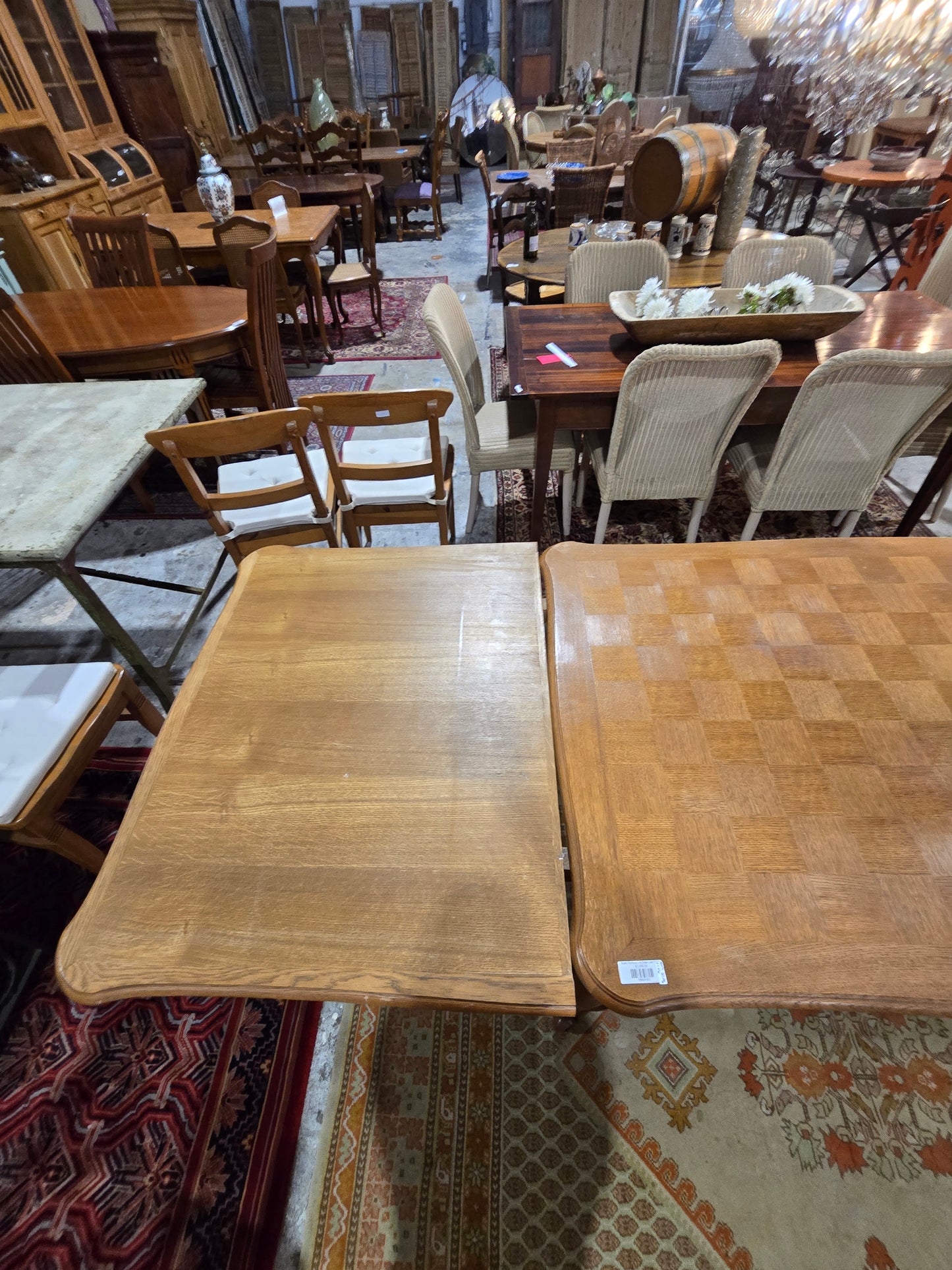 Early Century L15 Draw Leaf Table