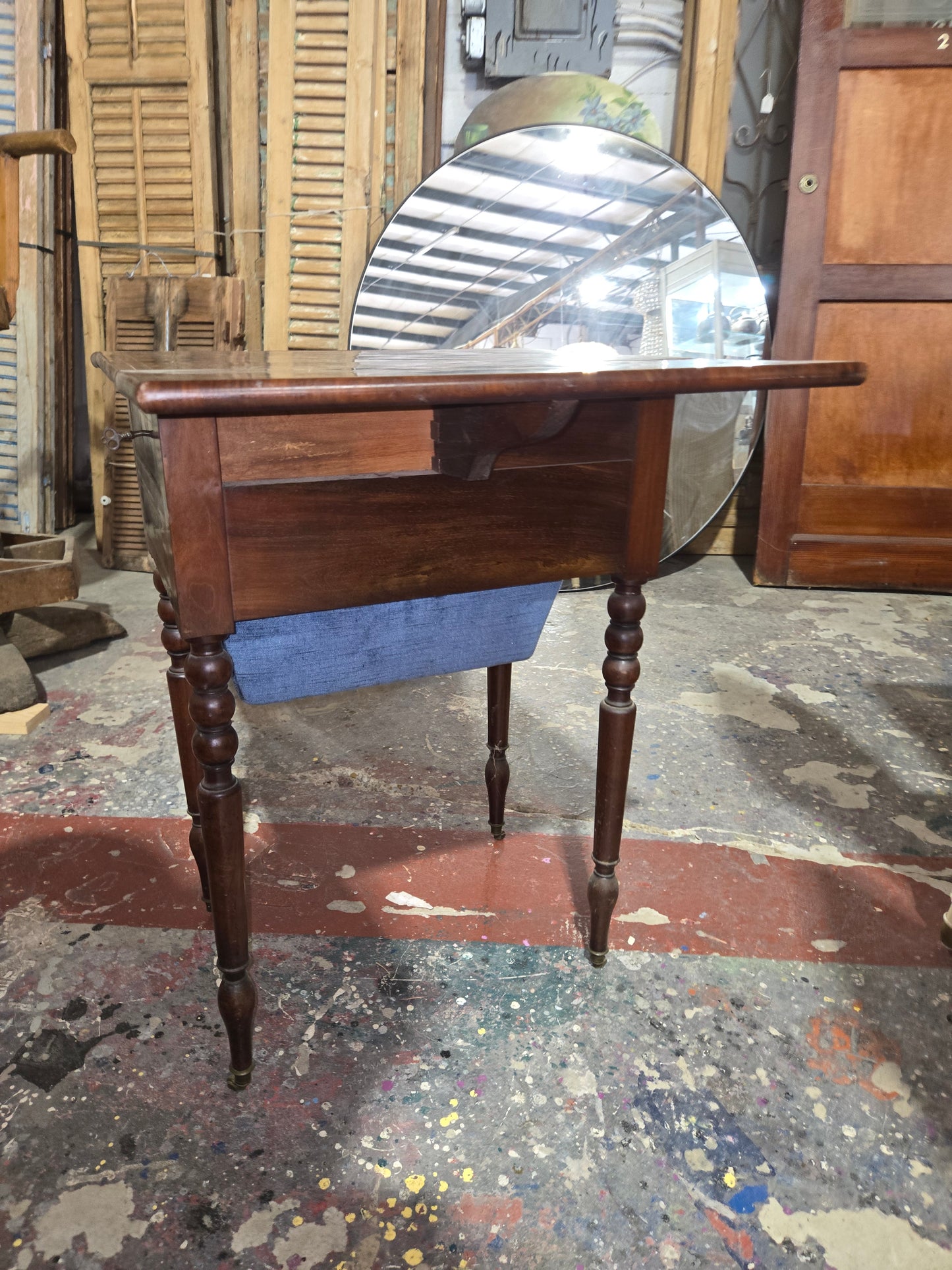 Burled Walnut Occasional Table