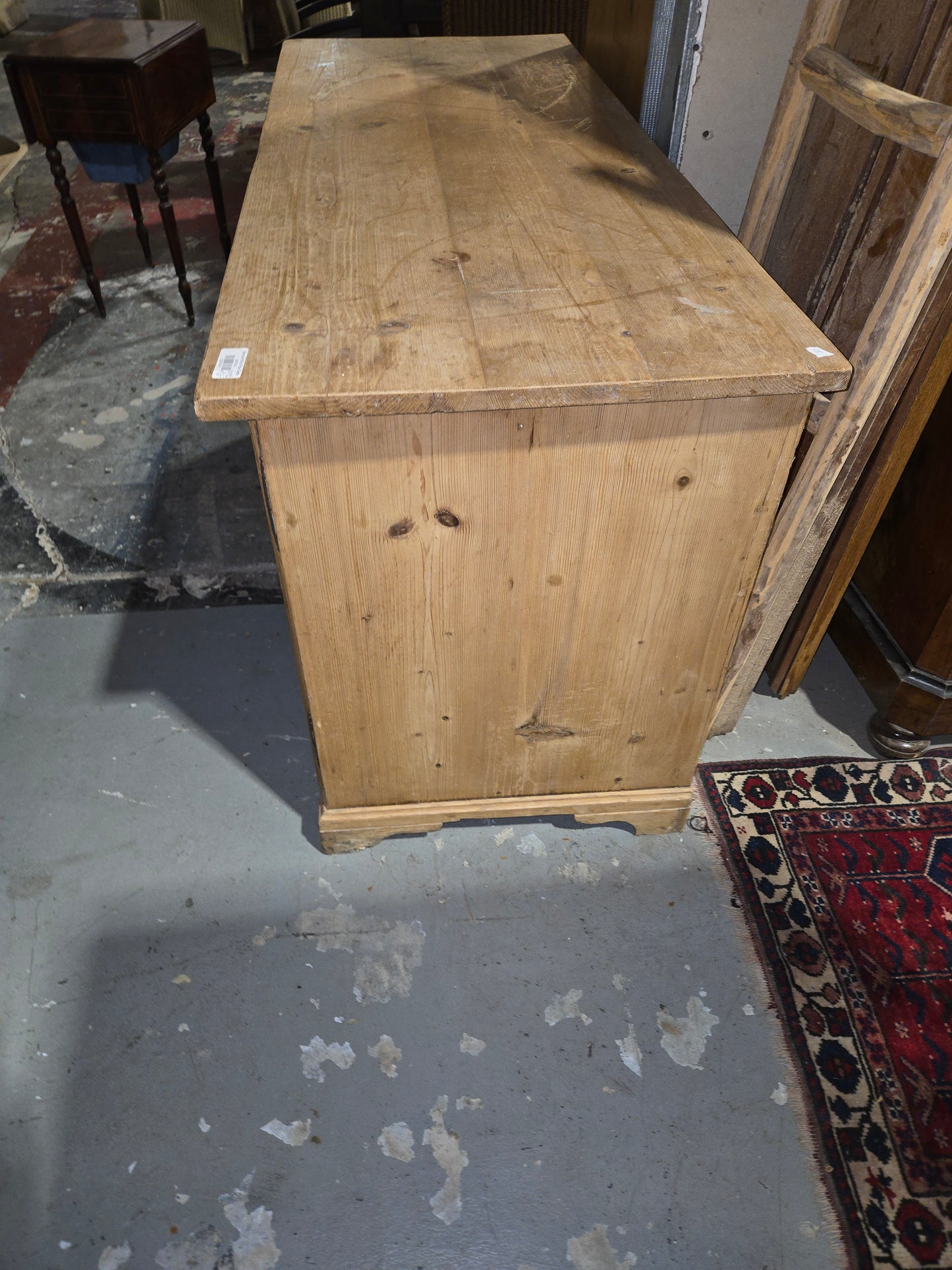 German Pitch Pine Desk