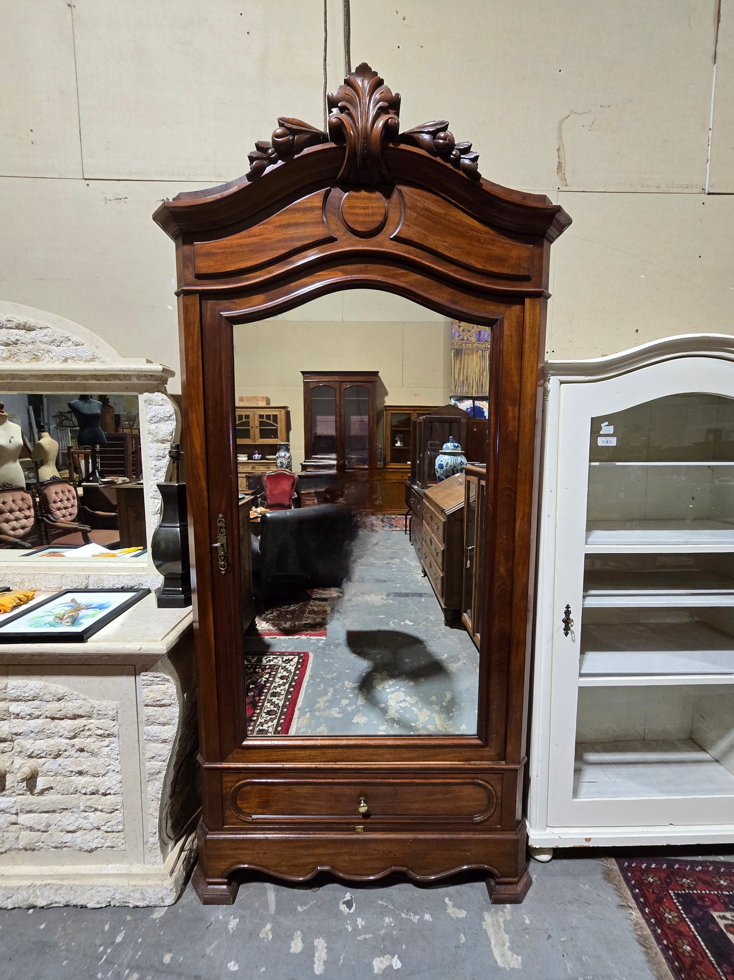 Armoire with Mirror Door