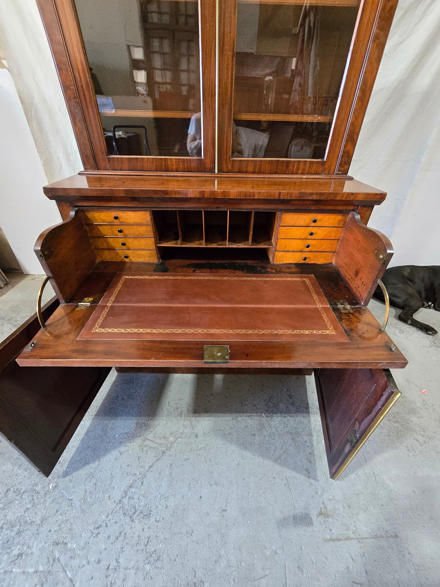 Mid 1800s English Buro bookcase