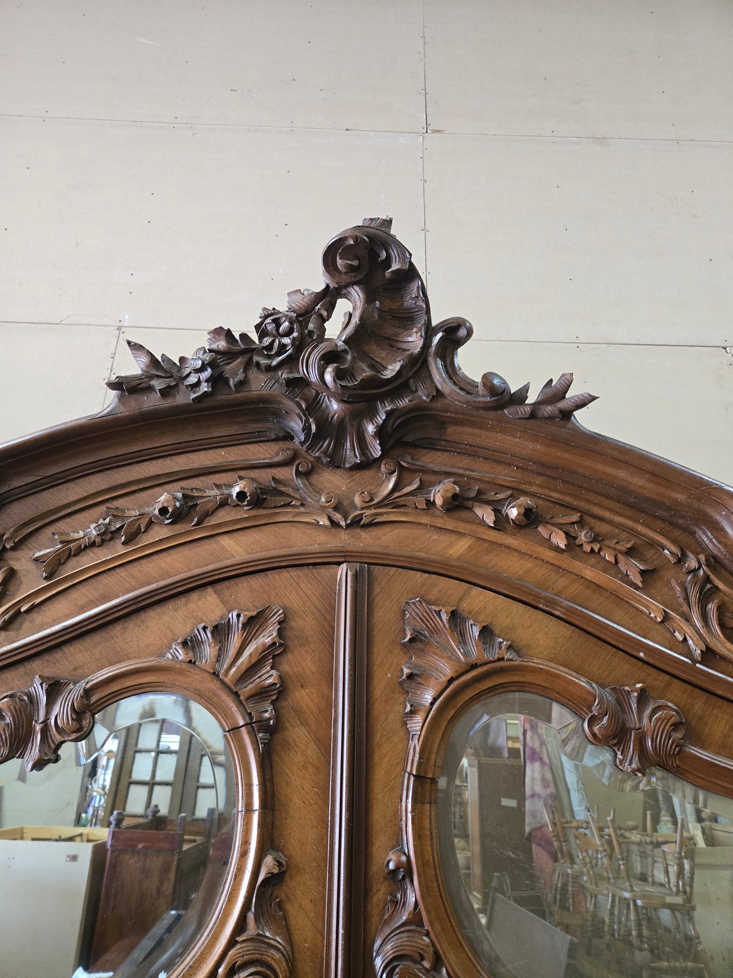 Late 1800s LXV 2 door armoire